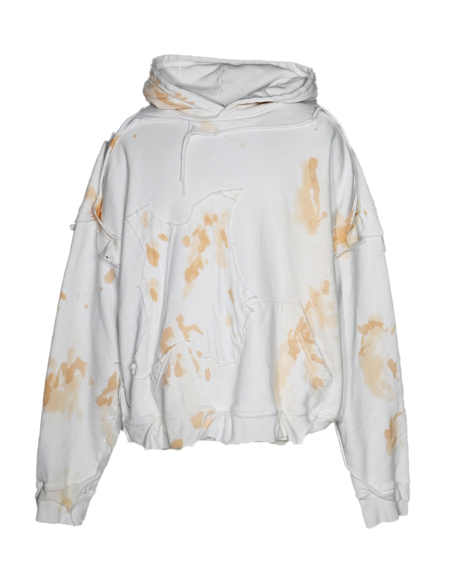 ALEXANDER DIGENOVA・アレキサンダー・ディジェノバ - パーカー・フーディ CUT OUT HOODIE /  WHITE RUST