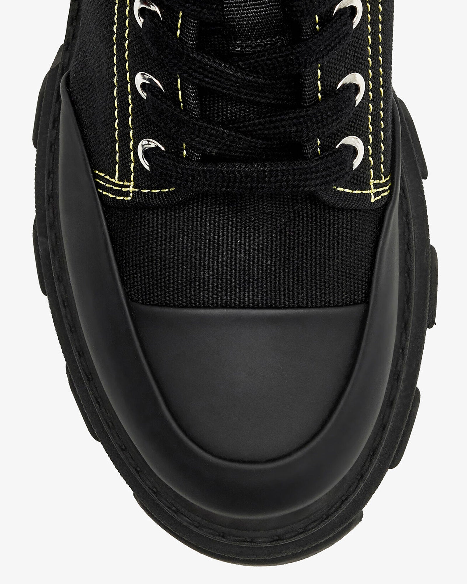 GANNI・Gunny -  CLEATED CANVAS TRAIL / BLACK