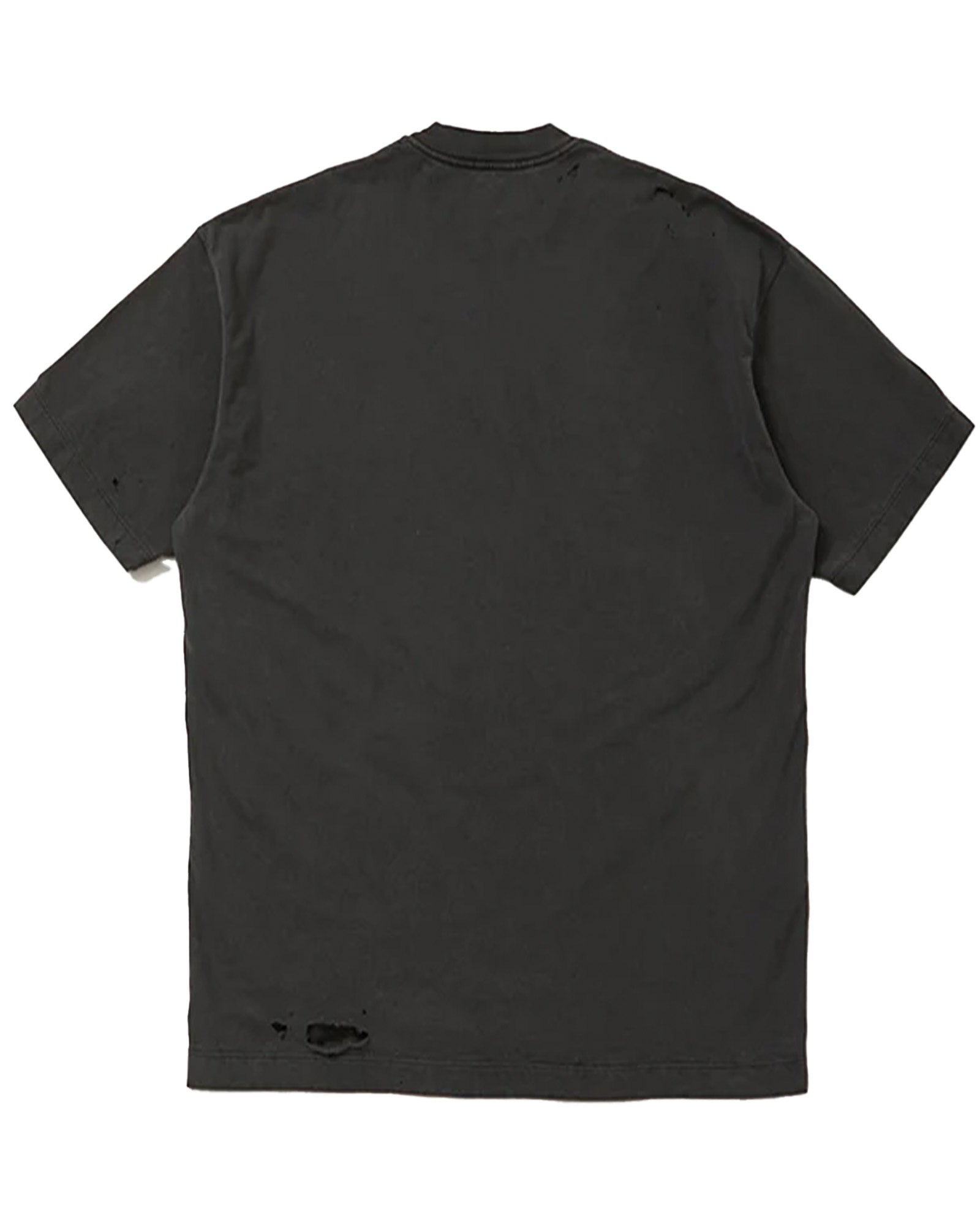 ALMOST BLACK・オールモスト ブラック - トップス DAMEGE DYEING SHORT SLEEVE / BLACK