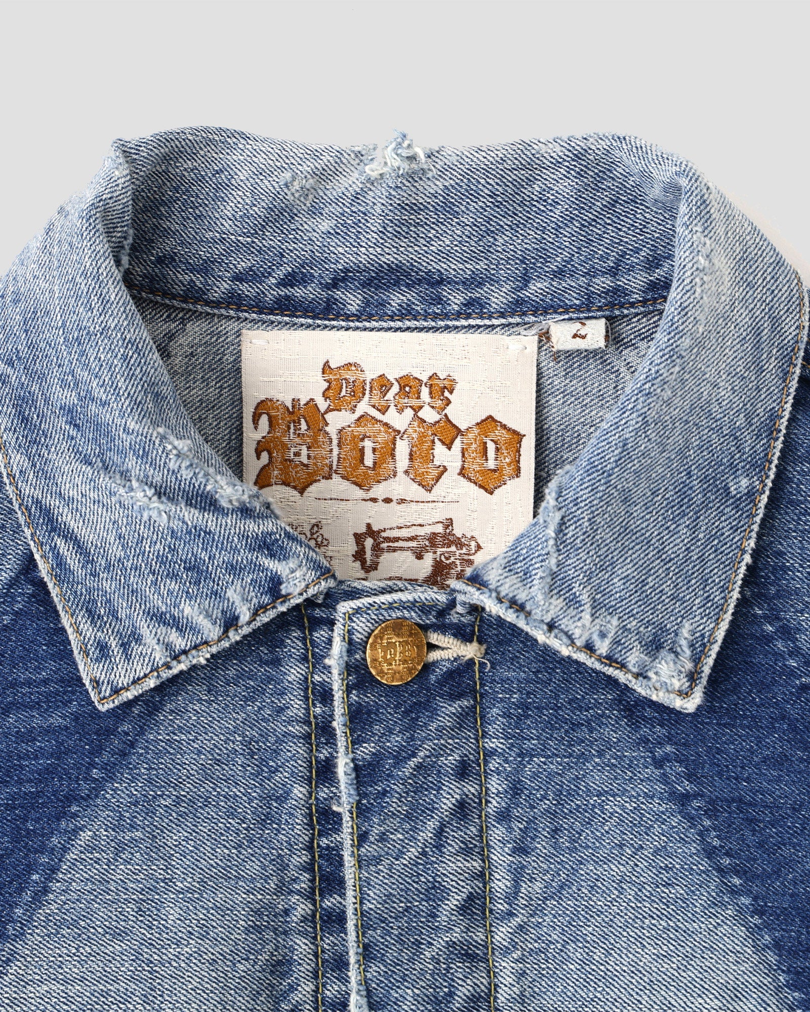 DEAR BORO・ディア・ボロ - ジャケット DEAR BORO 1985 DENIM JACKET / BLACK