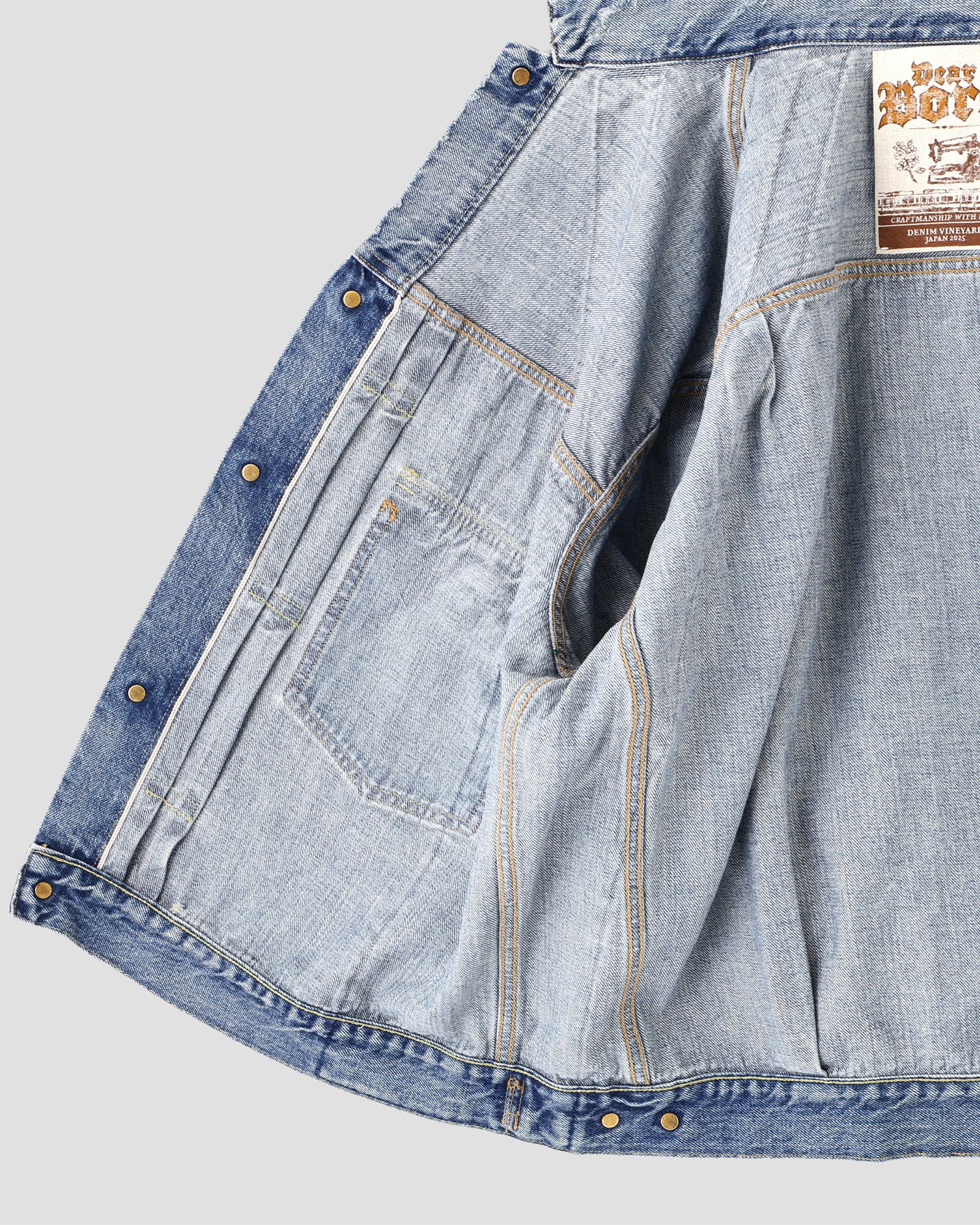 DEAR BORO・ディア・ボロ - ジャケット DEAR BORO 1985 DENIM JACKET / BLACK