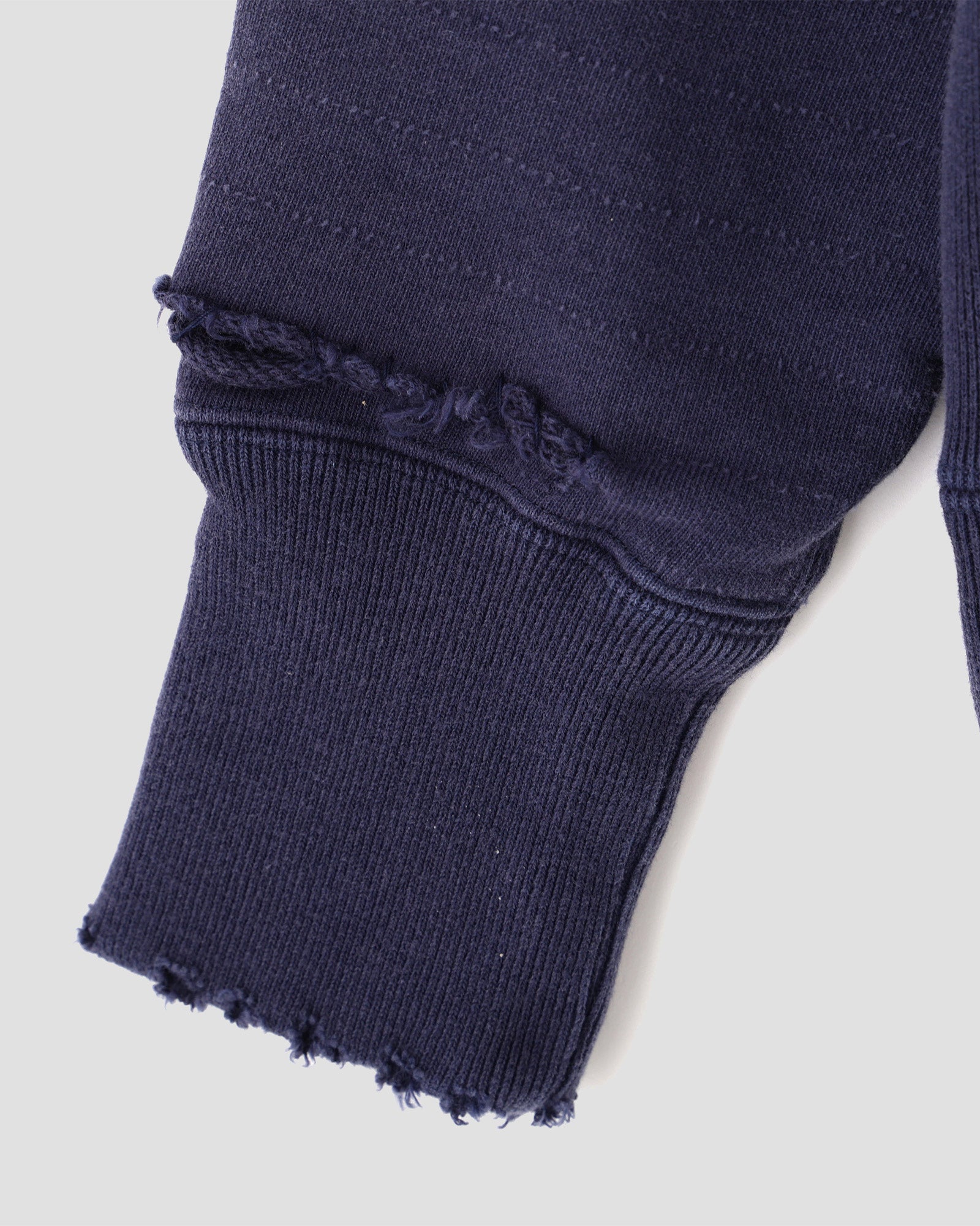 DEAR BORO・ディア・ボロ - スウェット DEAR BORO SASHIKO CREW NECK SWEATSHIRTS / BLUE