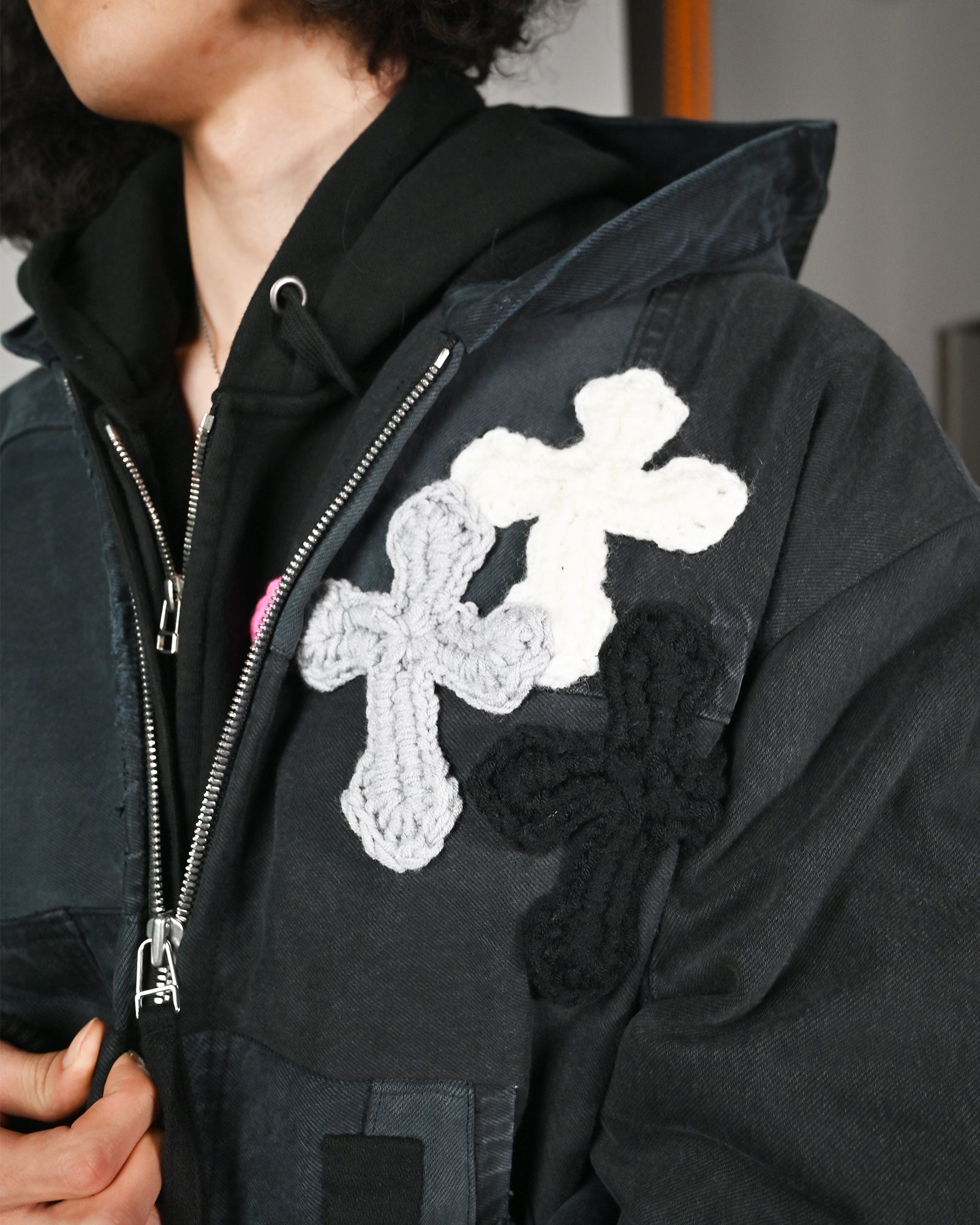 Perfectribs・パーフェクトリブズ - デニムジャケット DENIM ACTIVE JACKET-1 / BLACK