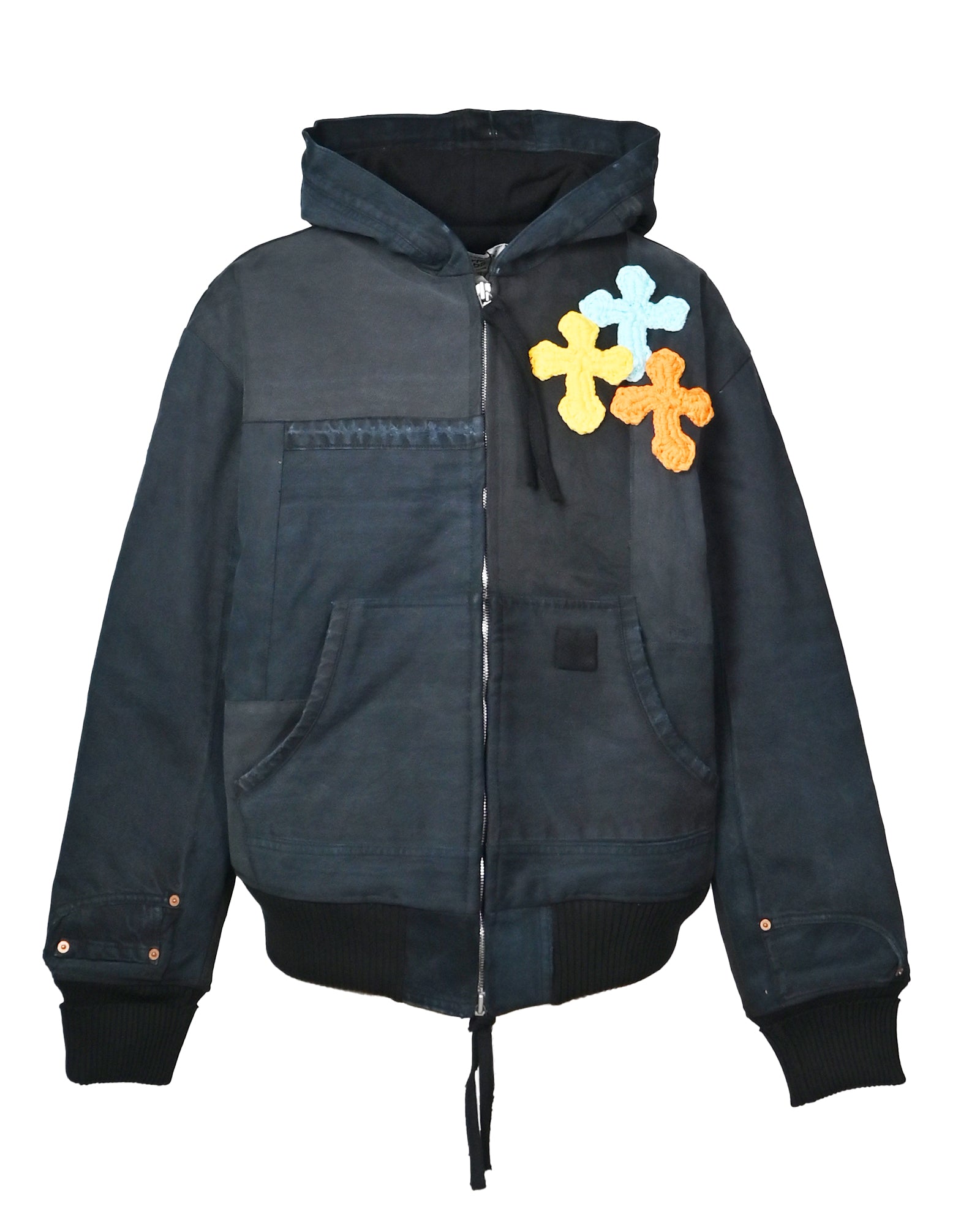 DENIM ACTIVE JACKET-2 / BLACK