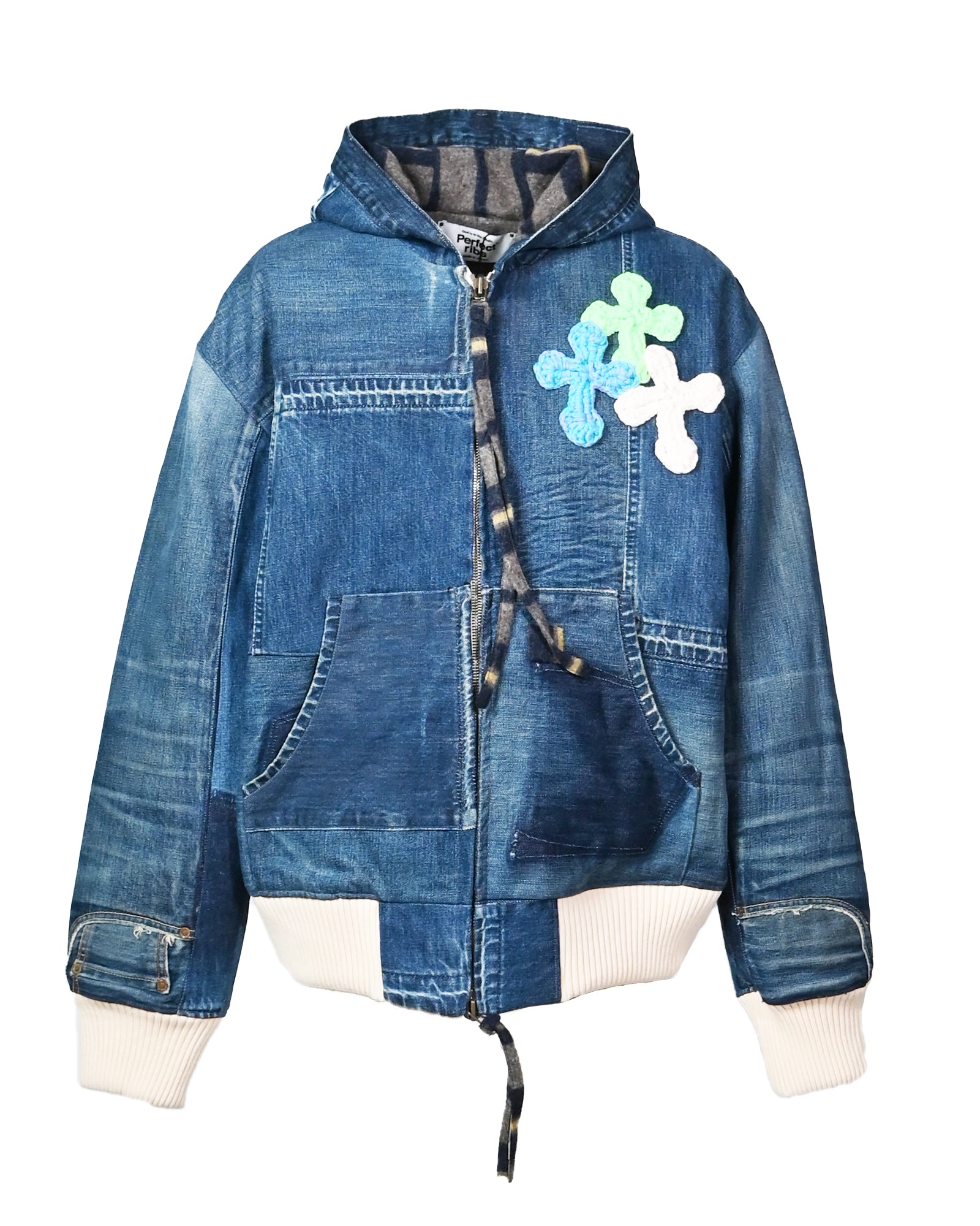 DENIM ACTIVE JACKET-3 / INDIGO