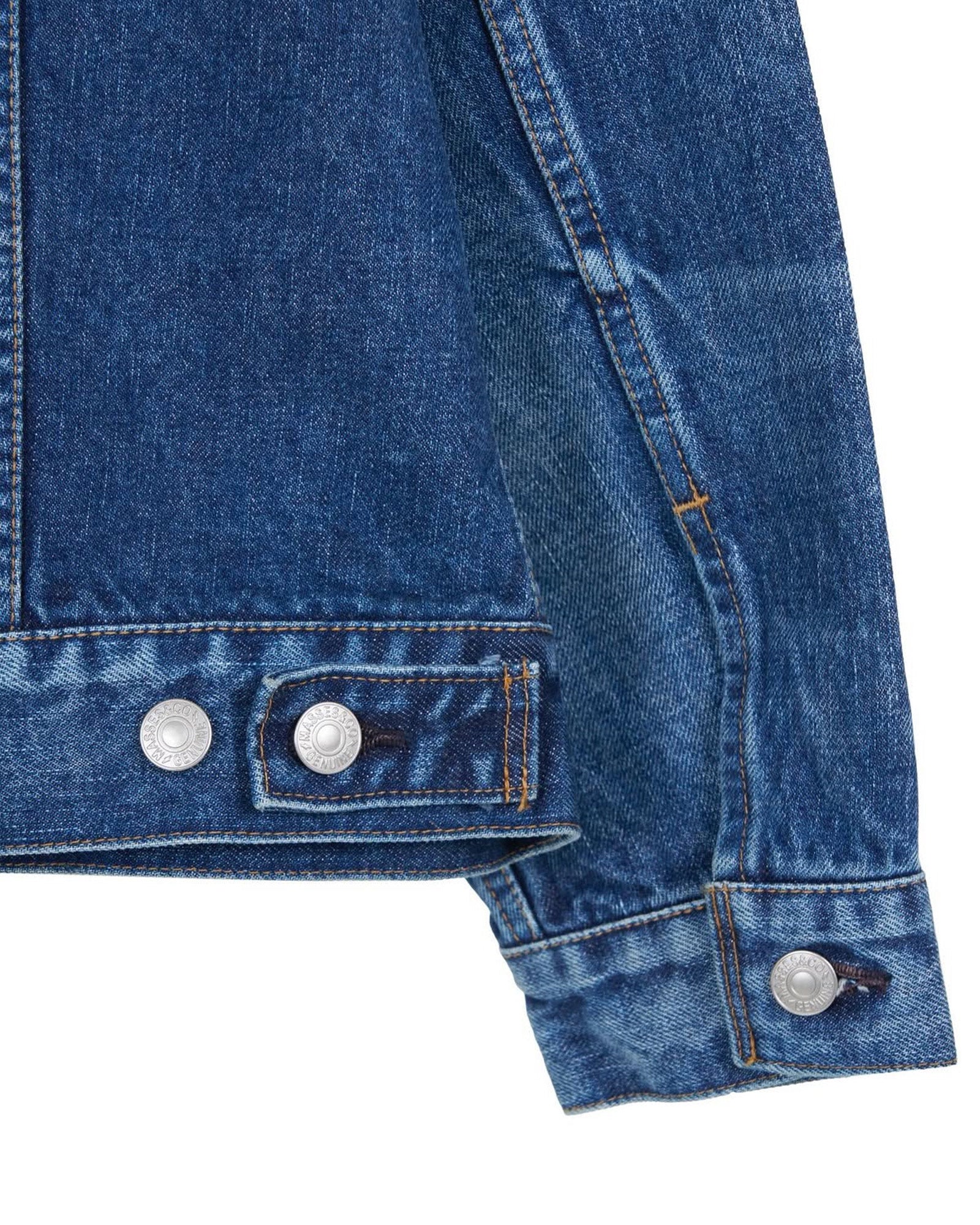 MASSES・マシス - デニムジャケット DENIM JKT H.WASH / INDIGO