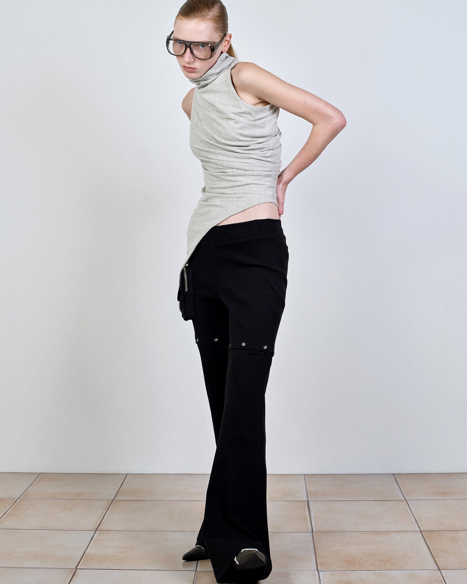 NACHE・ナチェ - その他パンツ DETACHABLE SLIM FIT PANTS / BLACK