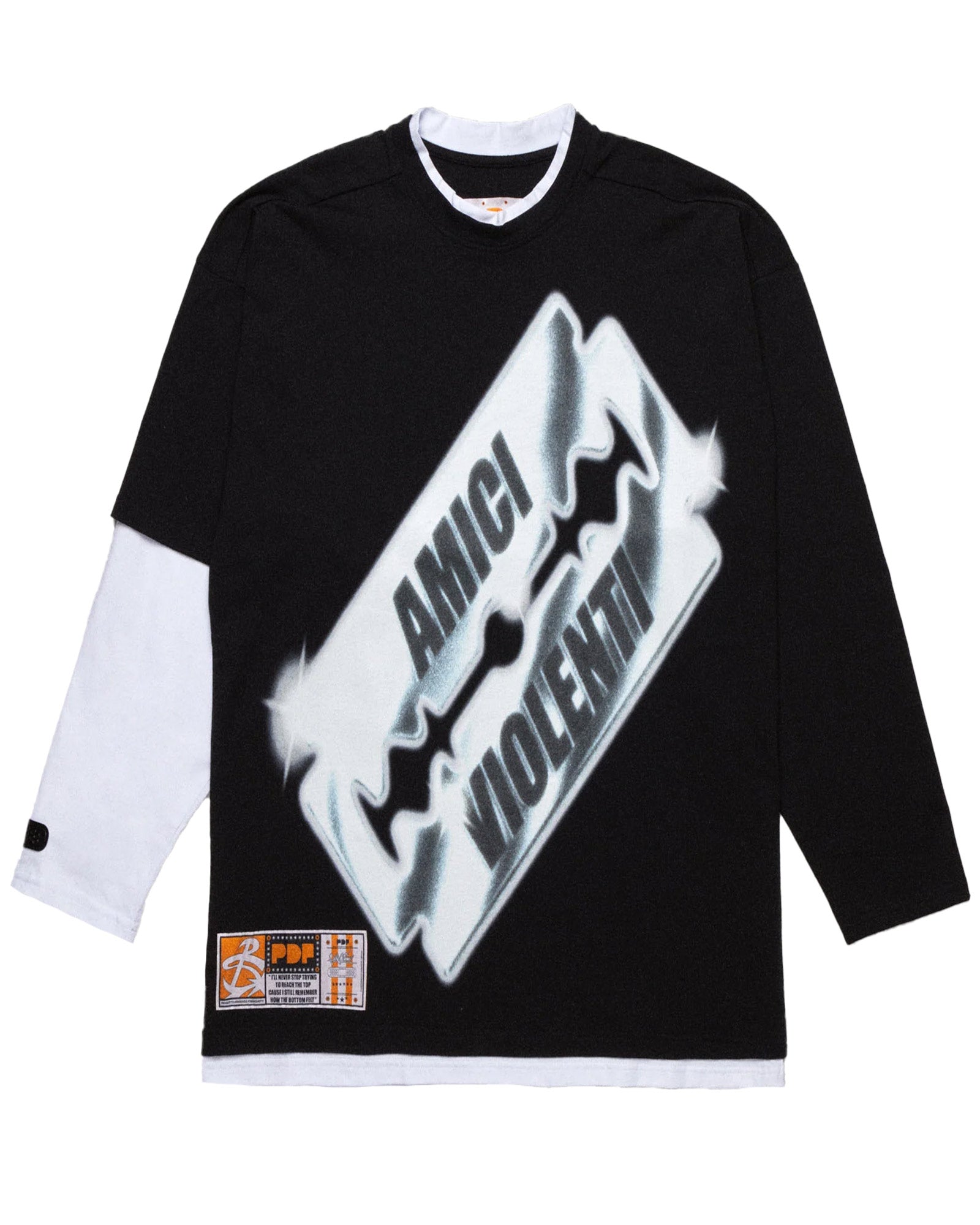 PDF・プロジェクト・ドメニコ・フォルミケッティ - L/S Tシャツ NO NAME A / BLADE BLADE