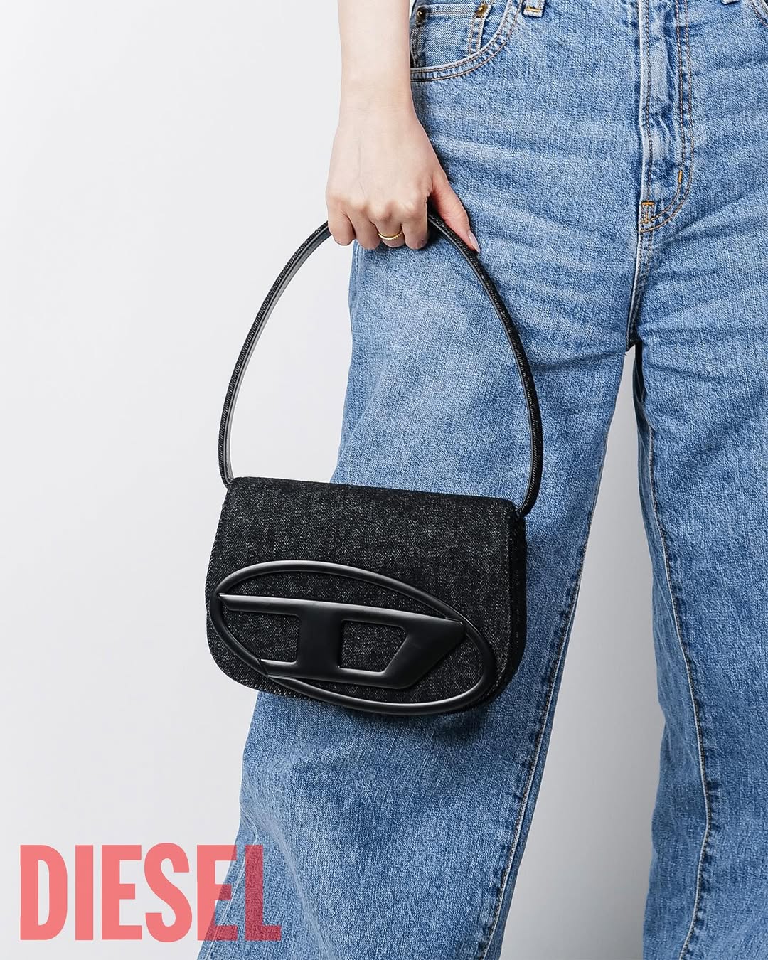 DIESEL・ディーゼル - ハンドバッグ 1DR / BLACK