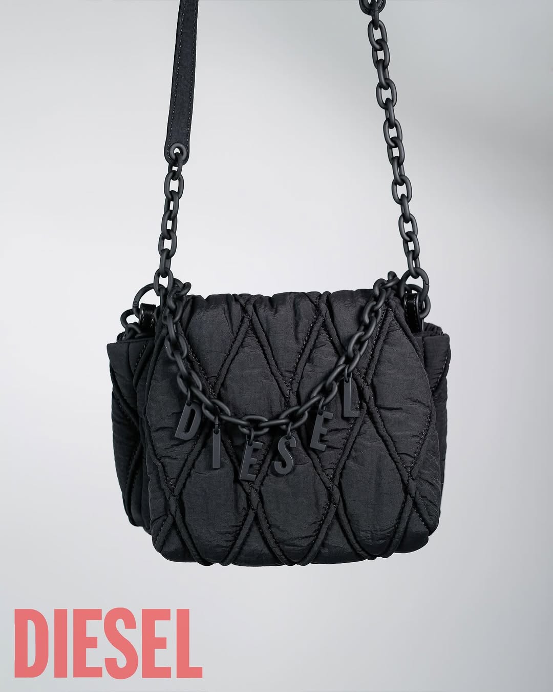 DIESEL・ディーゼル - ショルダーバッグ CHARM-D SHOULDER S / BLACK