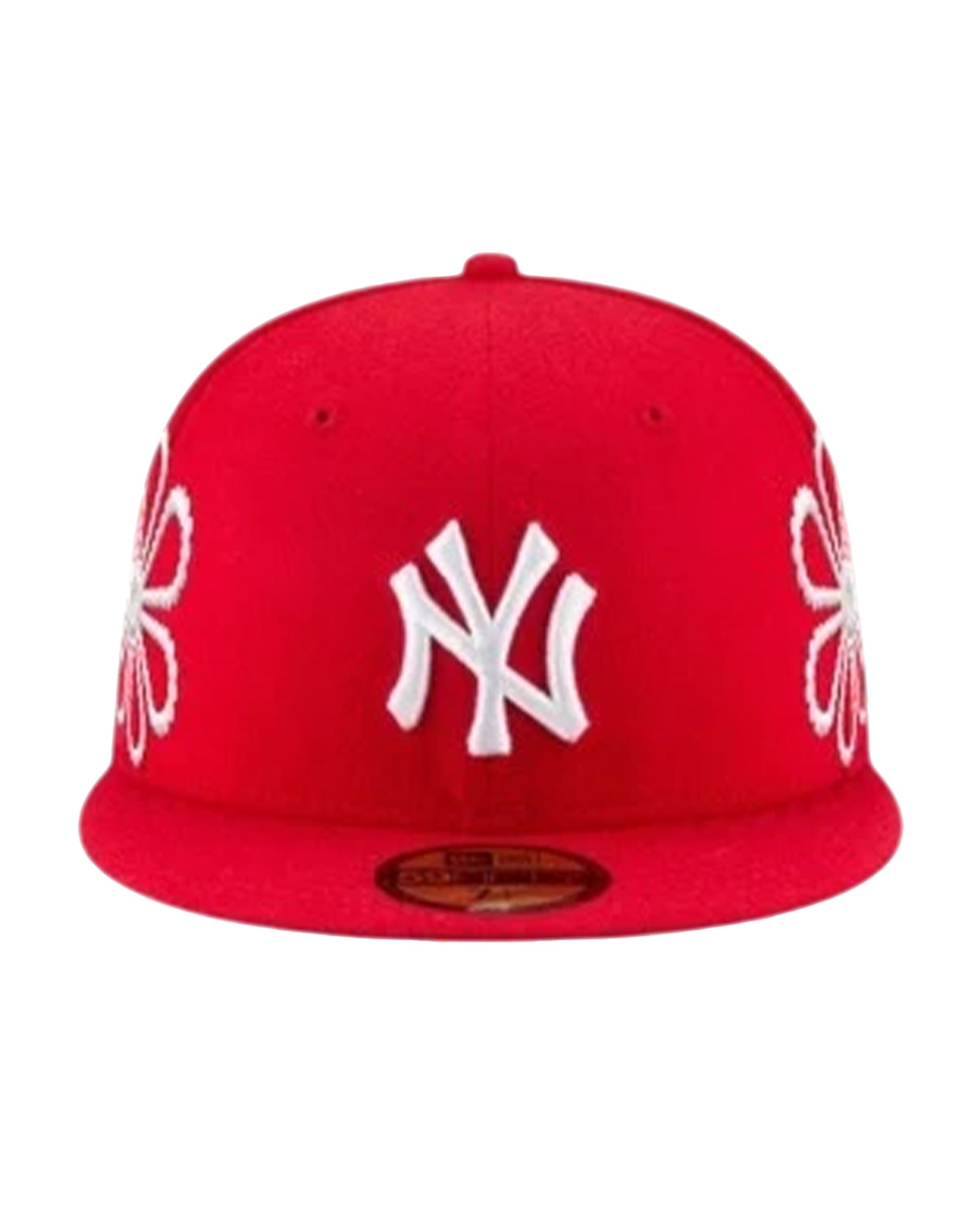 YANKEES PEARLZ EMBROIDERY HAT / RED