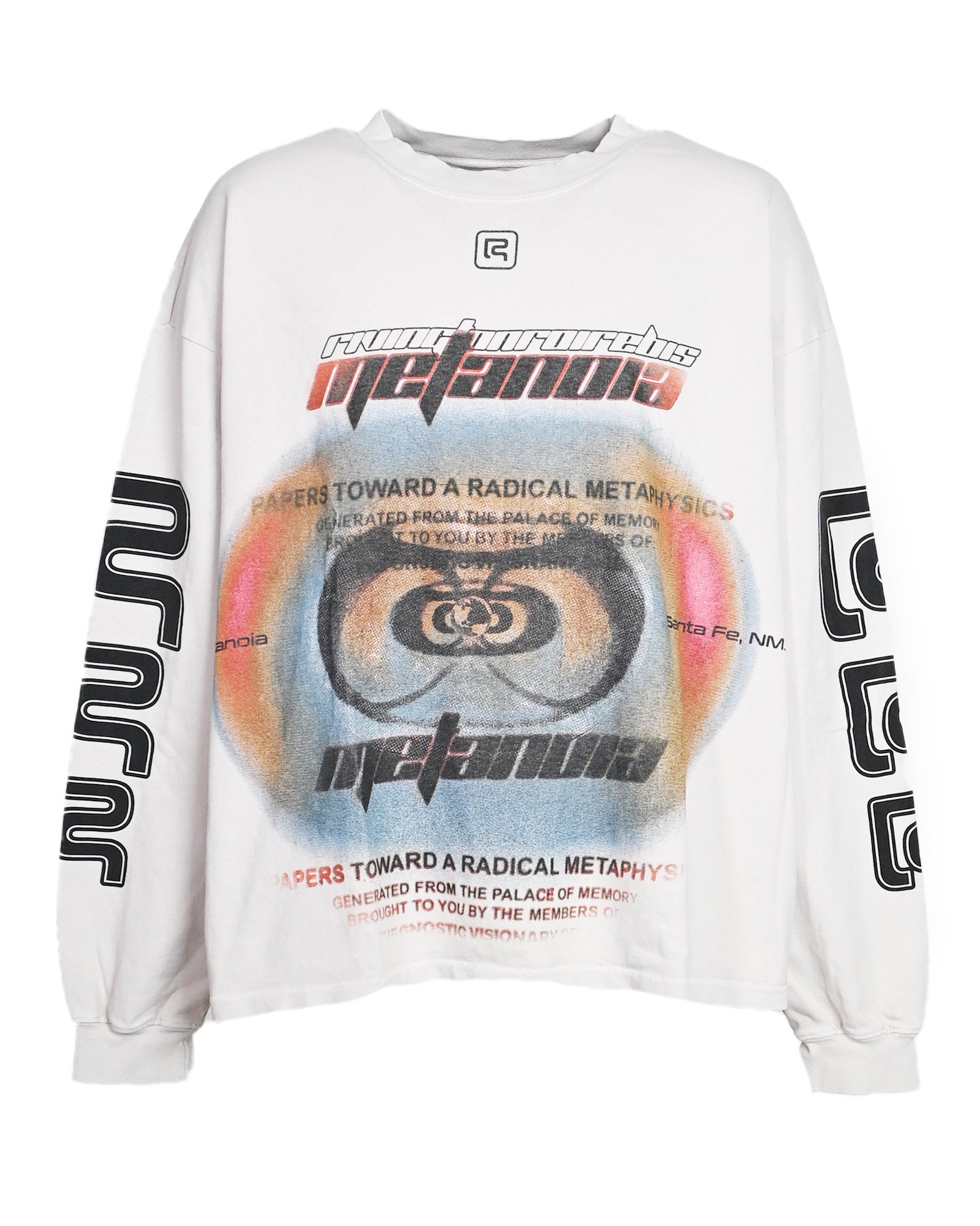 DIVINITY PAPER GARDEN LS TEE / LIGHT GREY