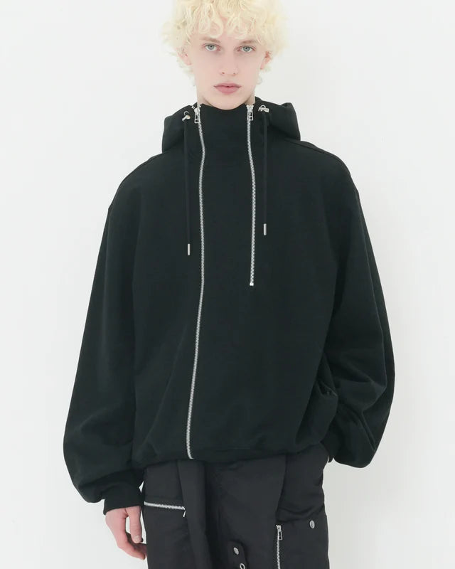 Tamme・タム - パーカー・フーディ DOUBLE FRONT SWEAT HOODIE / BLACK