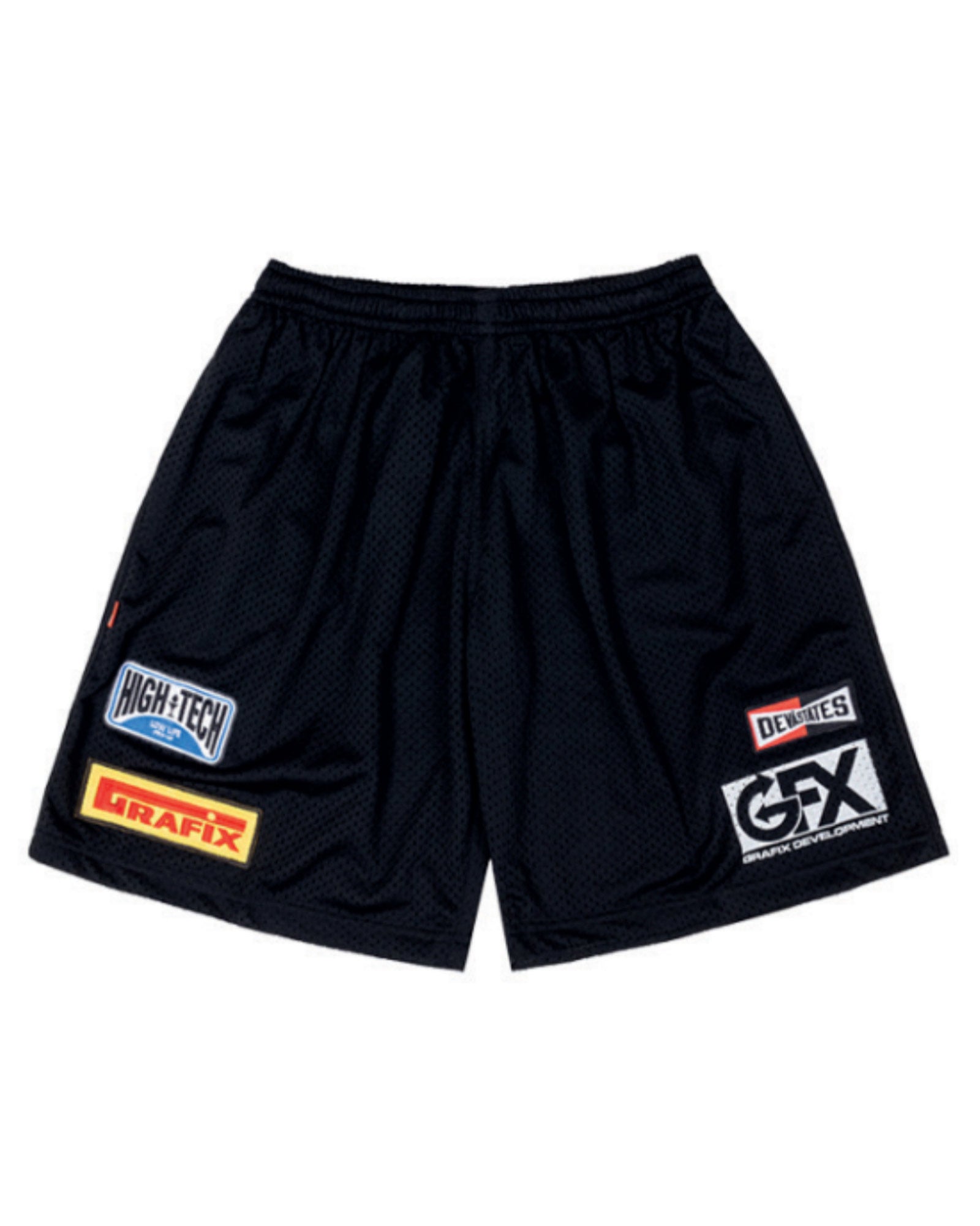 MESH SHORTS - GARAGE - BLACK