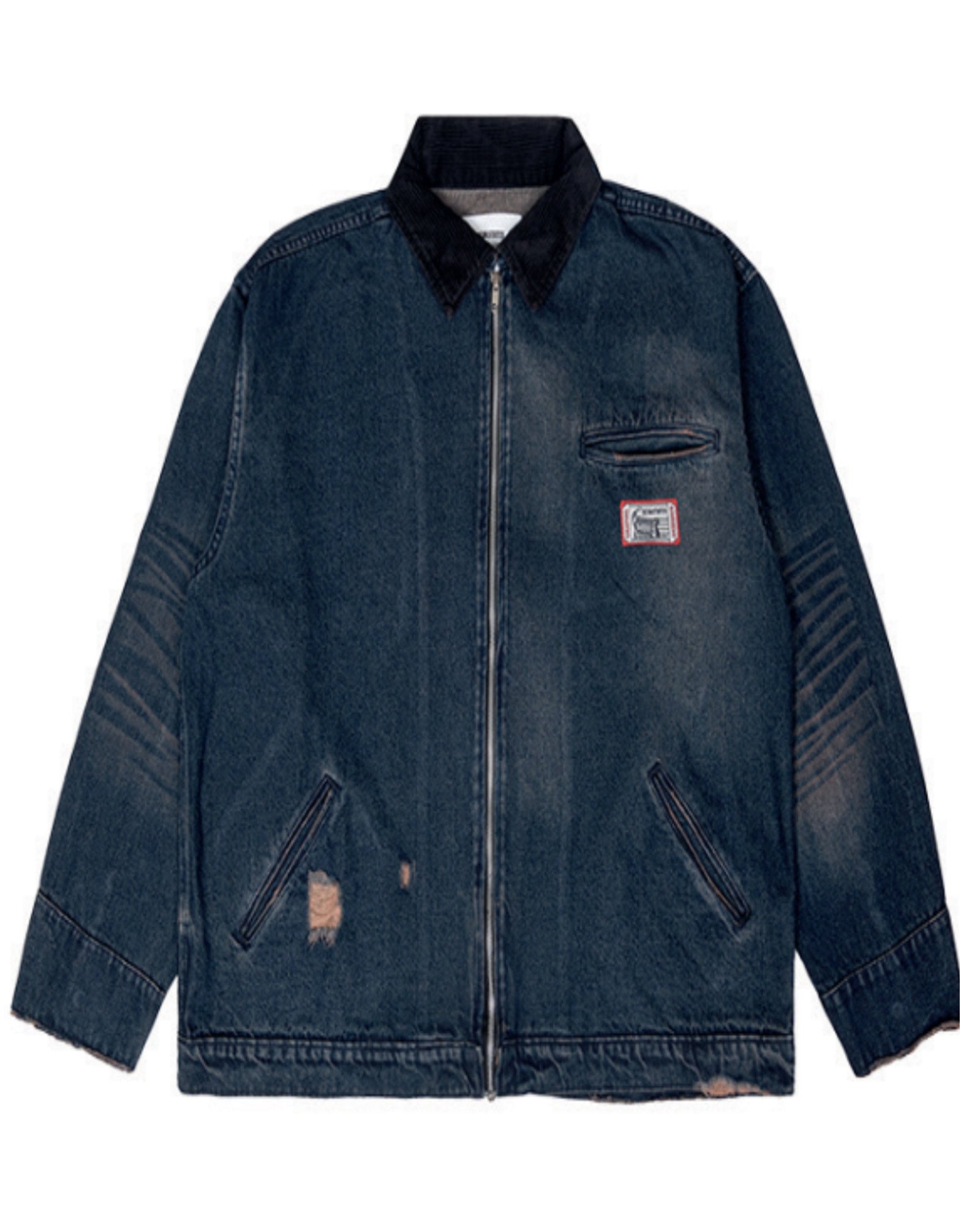 DENIM WORK JACKET - GRUNT - WASHED BLUE