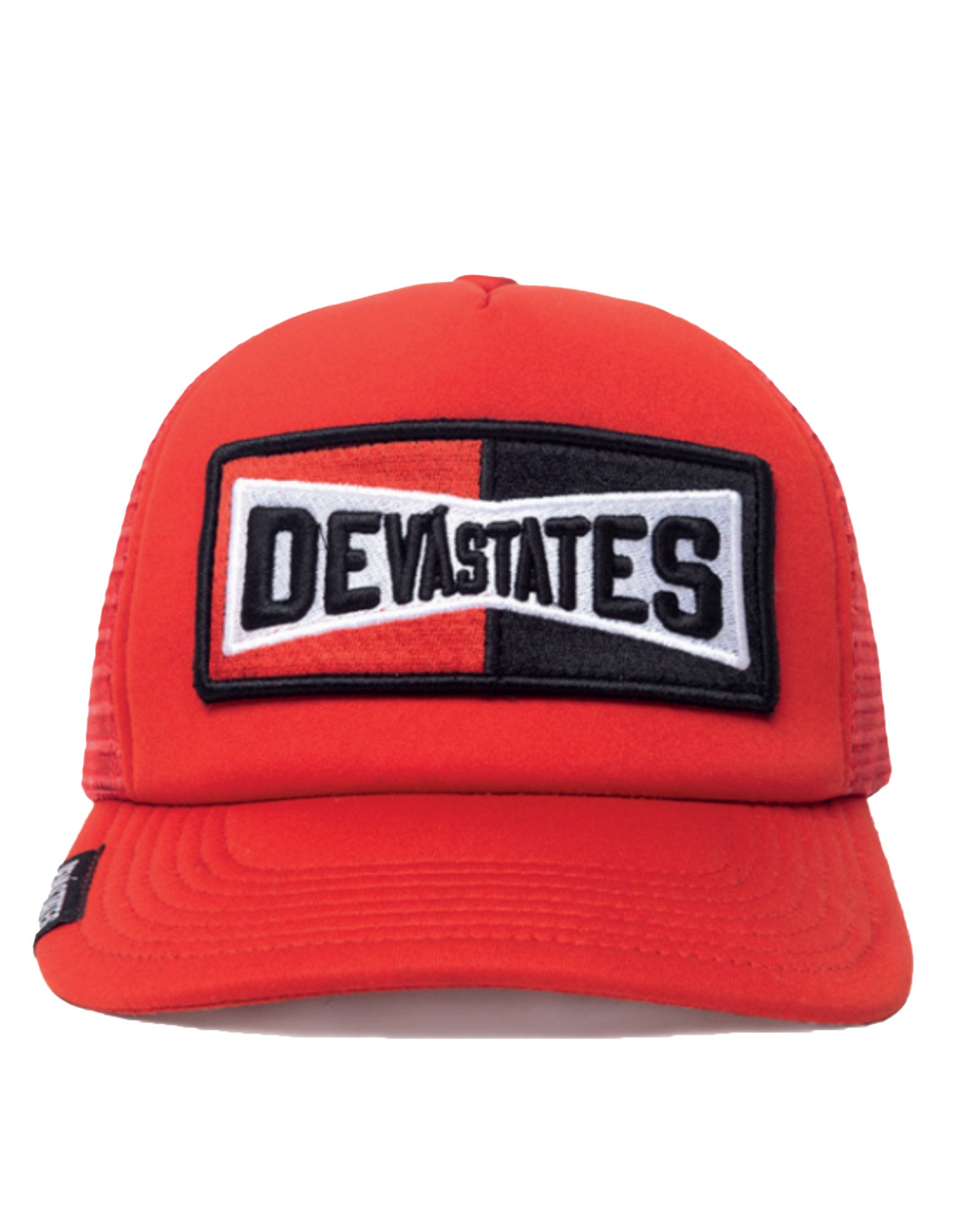 TRUCKER CAP - GREASE / RED