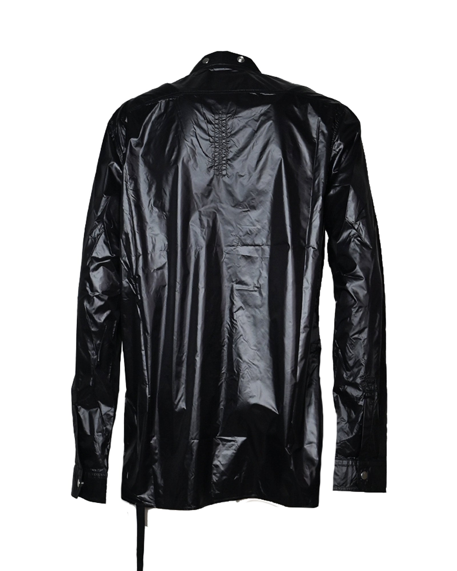 RICK OWENS DRKSHDW・リックオウエンス ダークシャドウ - ナイロンジャケット LARRY SHIRT / BLACK