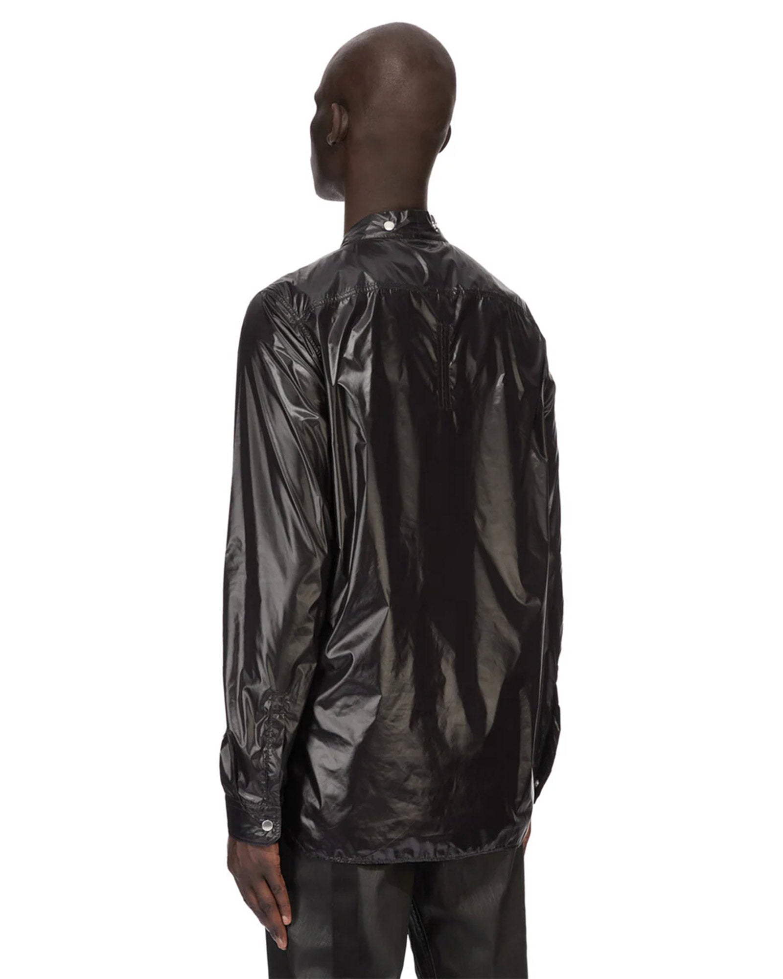 RICK OWENS DRKSHDW・リックオウエンス ダークシャドウ - ナイロンジャケット LARRY SHIRT / BLACK