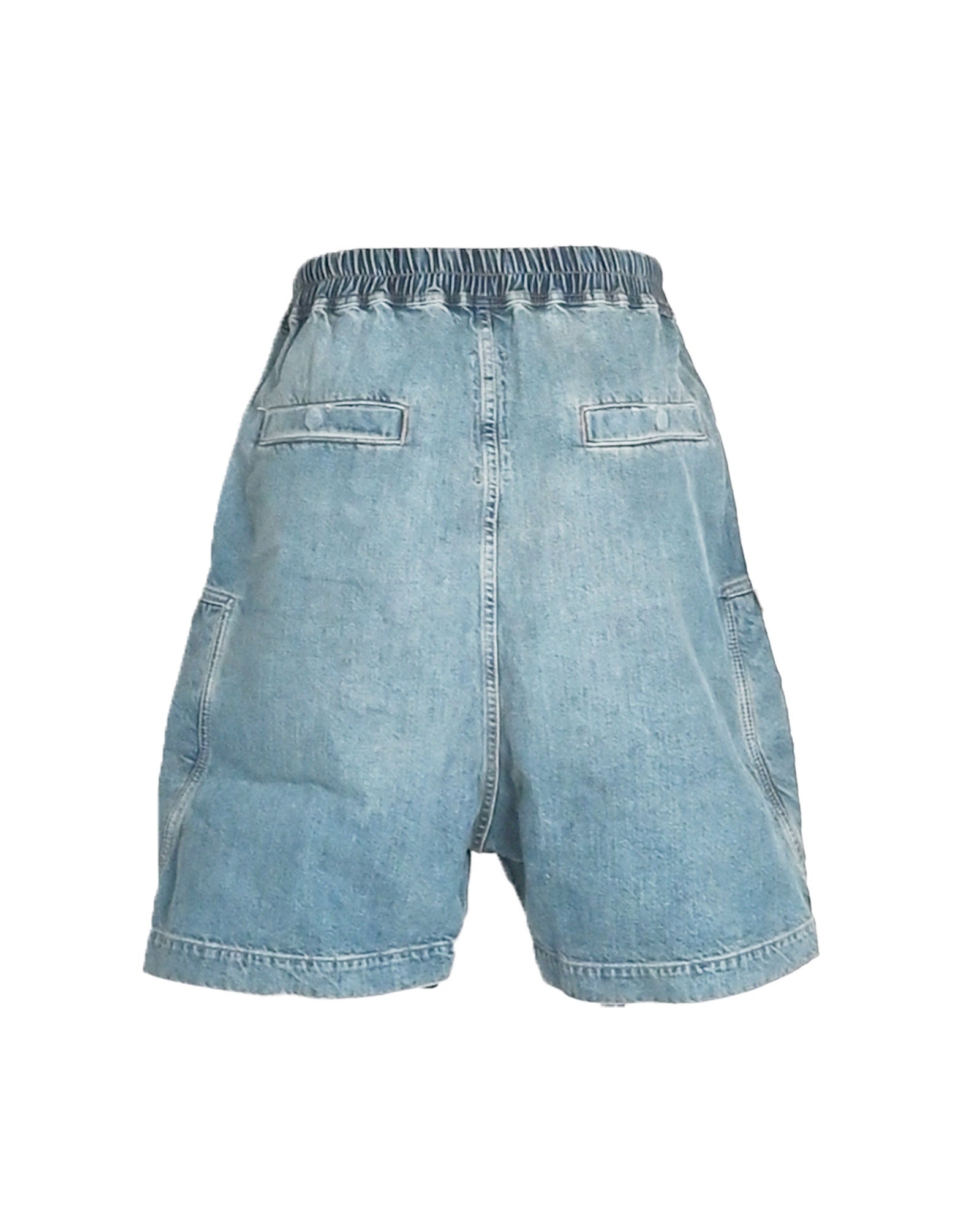 RICK OWENS DRKSHDW・リックオウエンス ダークシャドウ - デニムパンツ SHORTS IN DENIM - BAUHAUS PODS / WASHED INDIGO