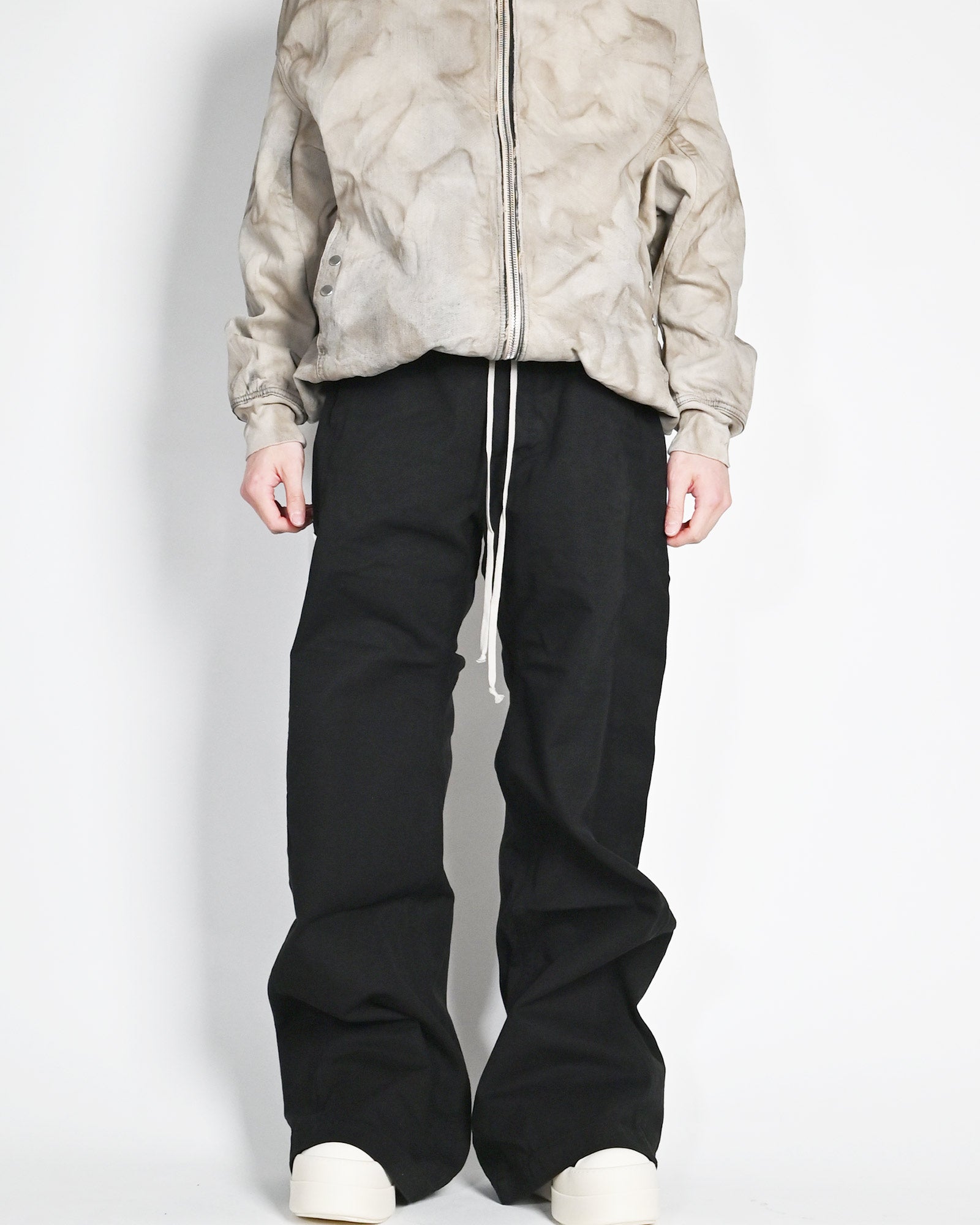 RICK OWENS DRKSHDW・リックオウエンス ダークシャドウ - その他パンツ WIDE PUSHER PANTS / BLACK