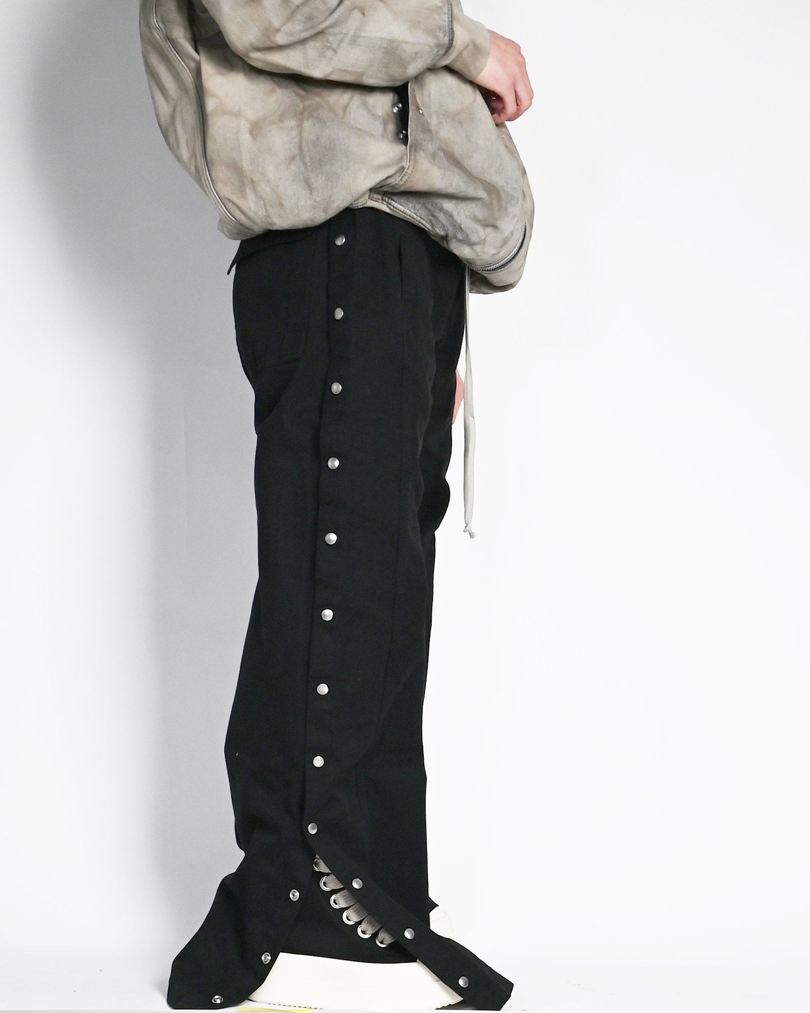 RICK OWENS DRKSHDW・リックオウエンス ダークシャドウ - その他パンツ WIDE PUSHER PANTS / BLACK