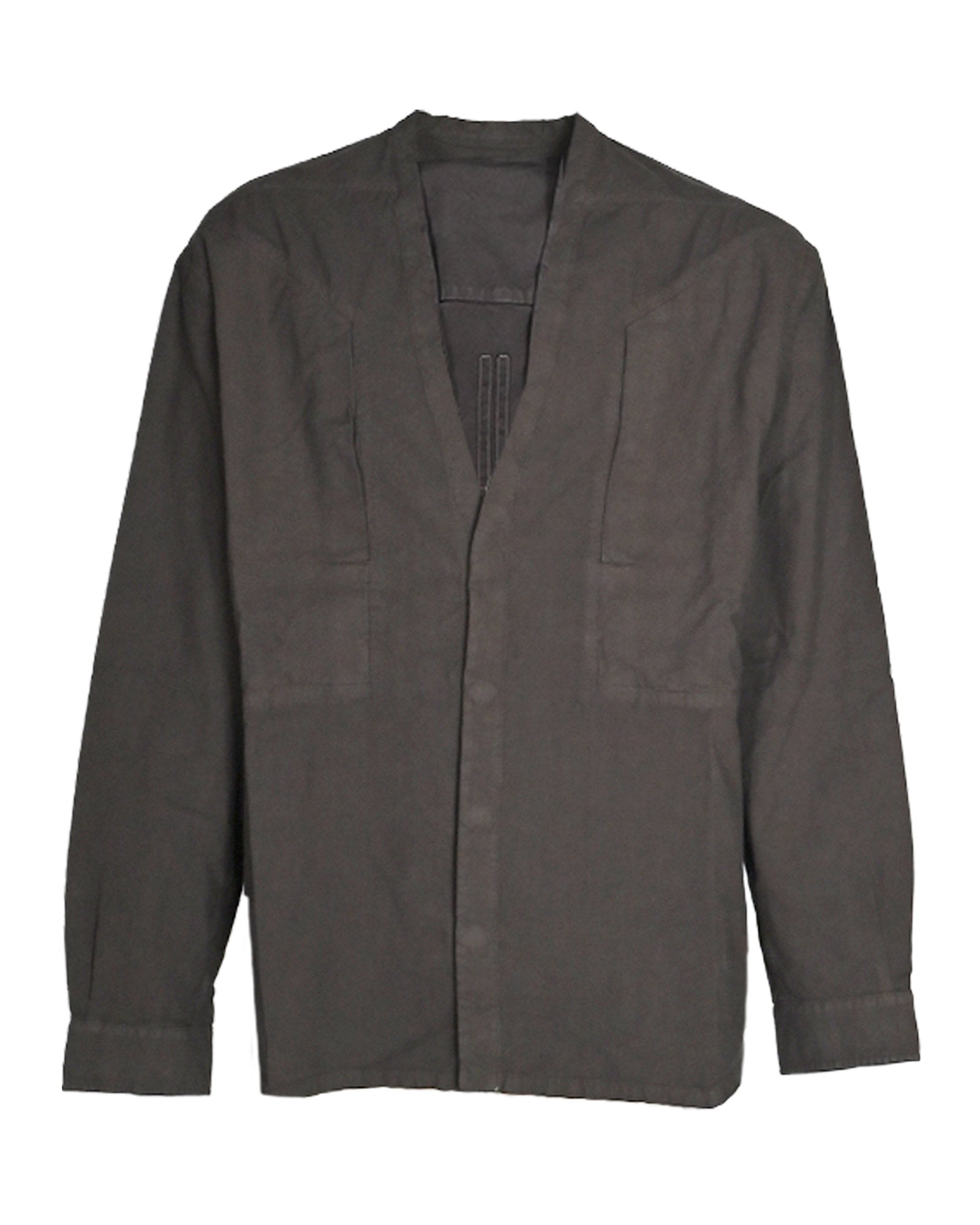 CAMICIA - LS LARRY JUMBO FOGPOCKET SHIRT / DARK DUST