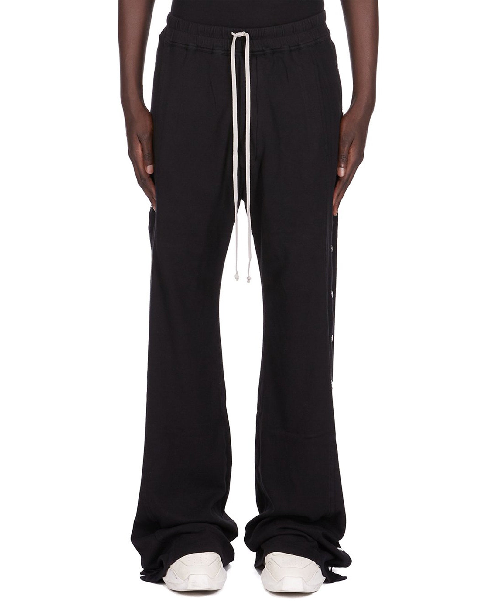 RICK OWENS DRKSHDW・リックオウエンス ダークシャドウ - その他パンツ PANTALONI - FELPA PUSHER PANTS / BLACK