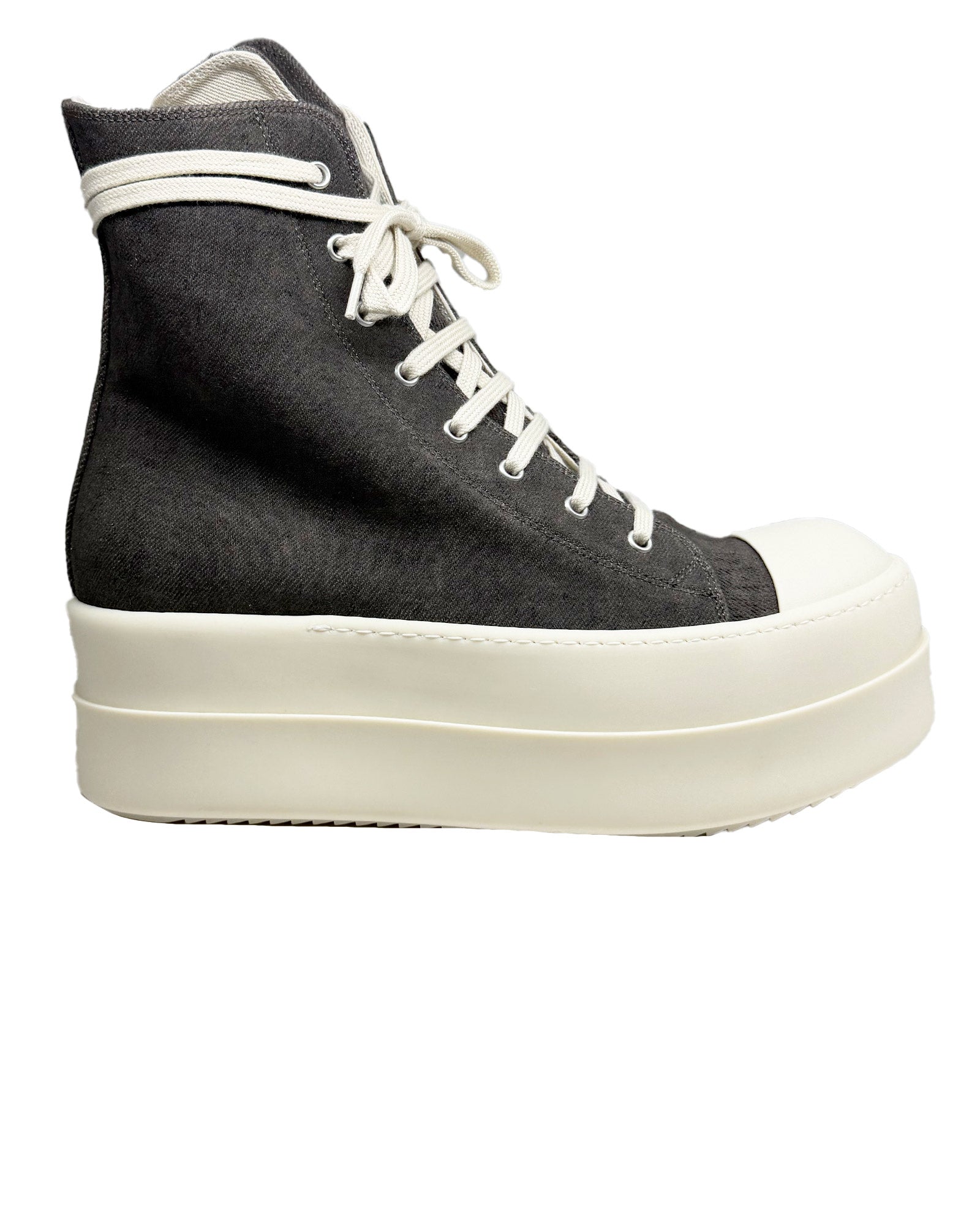 RICK OWENS DRKSHDW・リックオウエンス ダークシャドウ - ハイカットスニーカー MEG BUMPER SNEAKS / DUST/MILK/MILK
