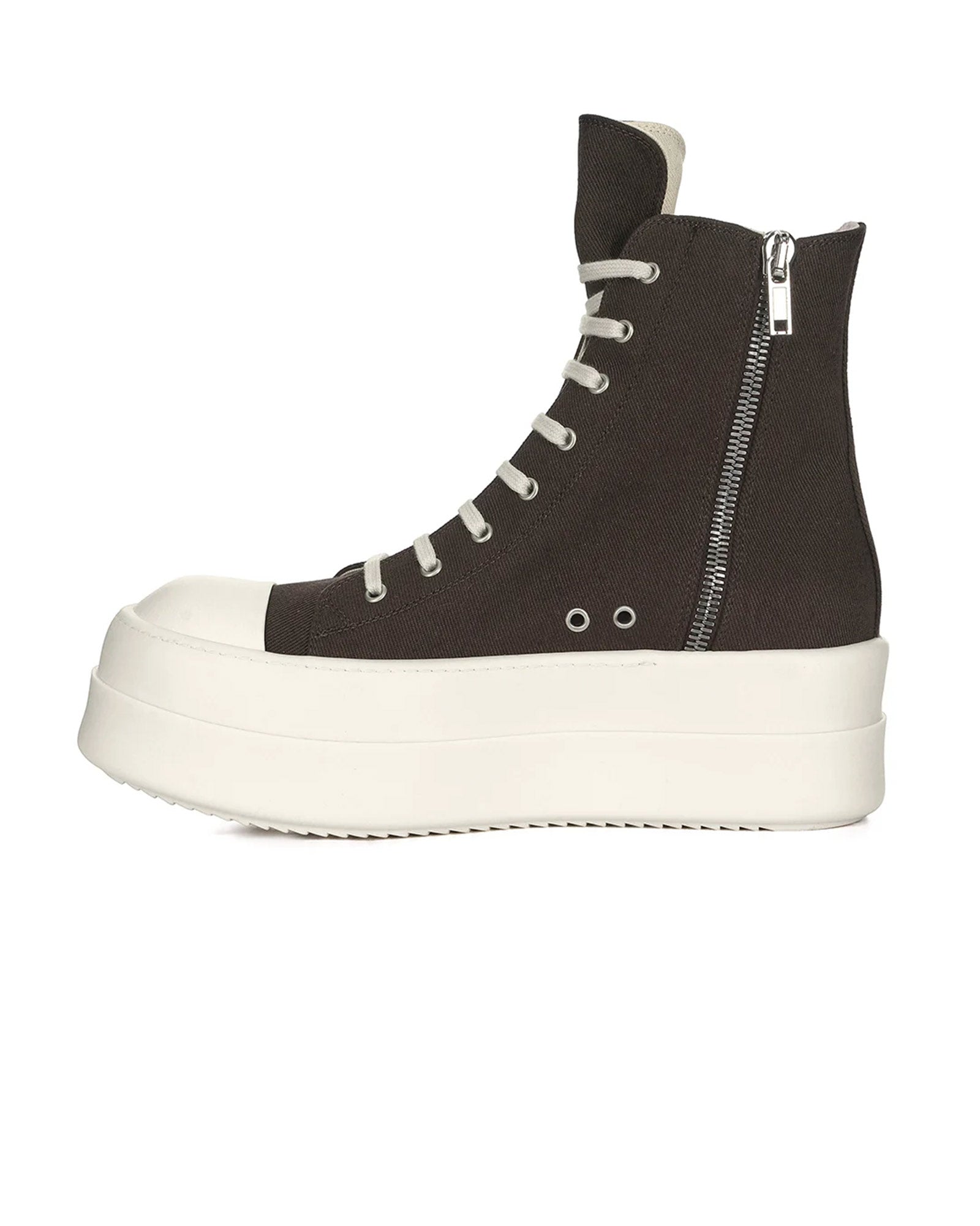 RICK OWENS DRKSHDW・リックオウエンス ダークシャドウ - ハイカットスニーカー MEG BUMPER SNEAKS / DUST/MILK/MILK