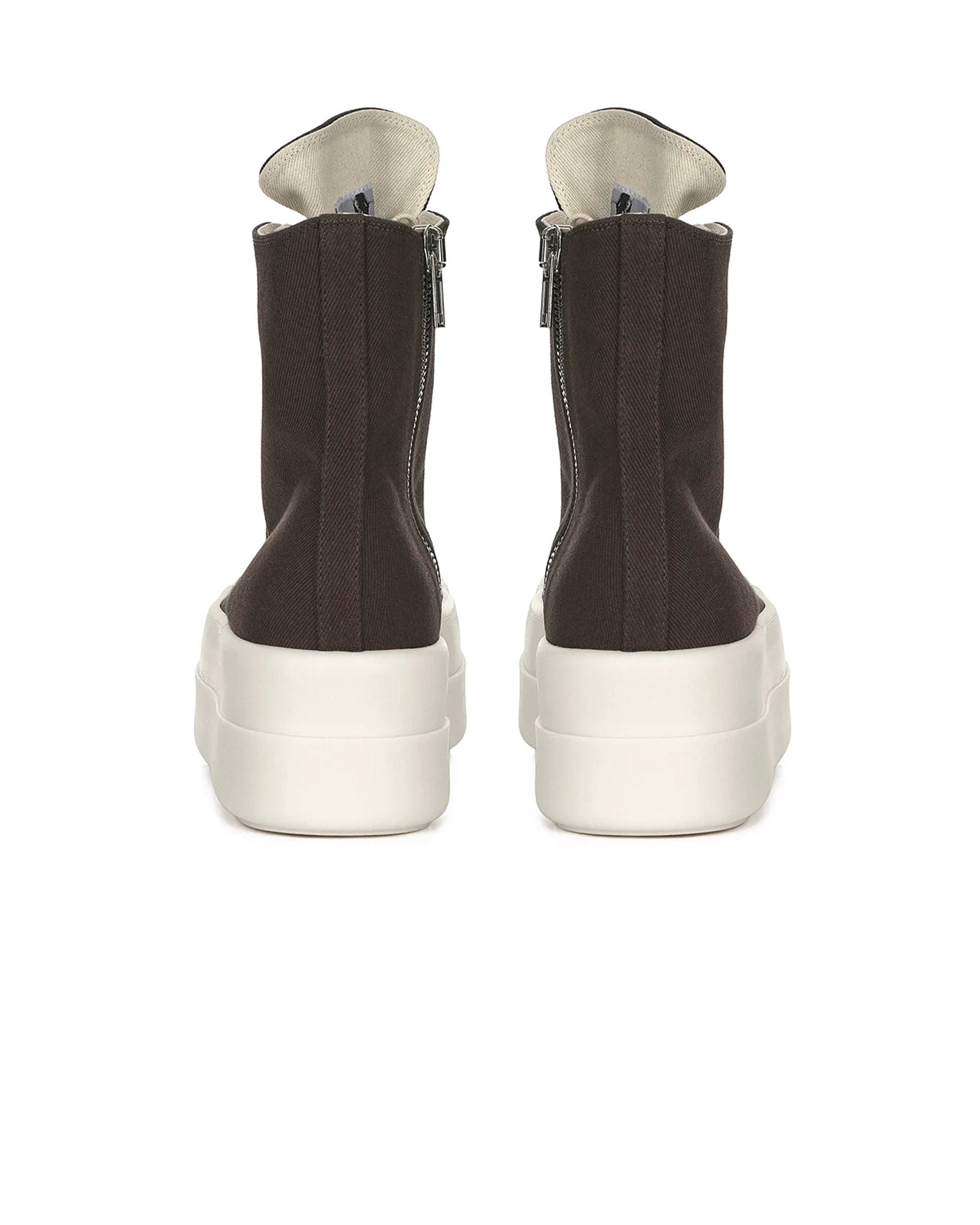 RICK OWENS DRKSHDW・リックオウエンス ダークシャドウ - ハイカットスニーカー MEG BUMPER SNEAKS / DUST/MILK/MILK