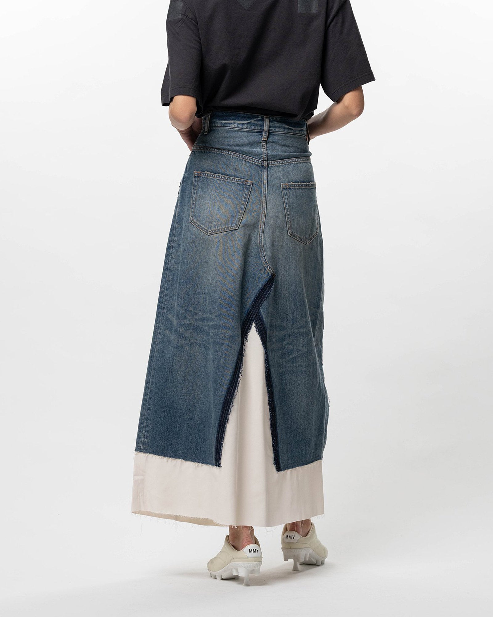 MIHARA YASUHIRO(ミハラヤスヒロ) 26SS PANTS COMBINED SKIRT / INDIGO