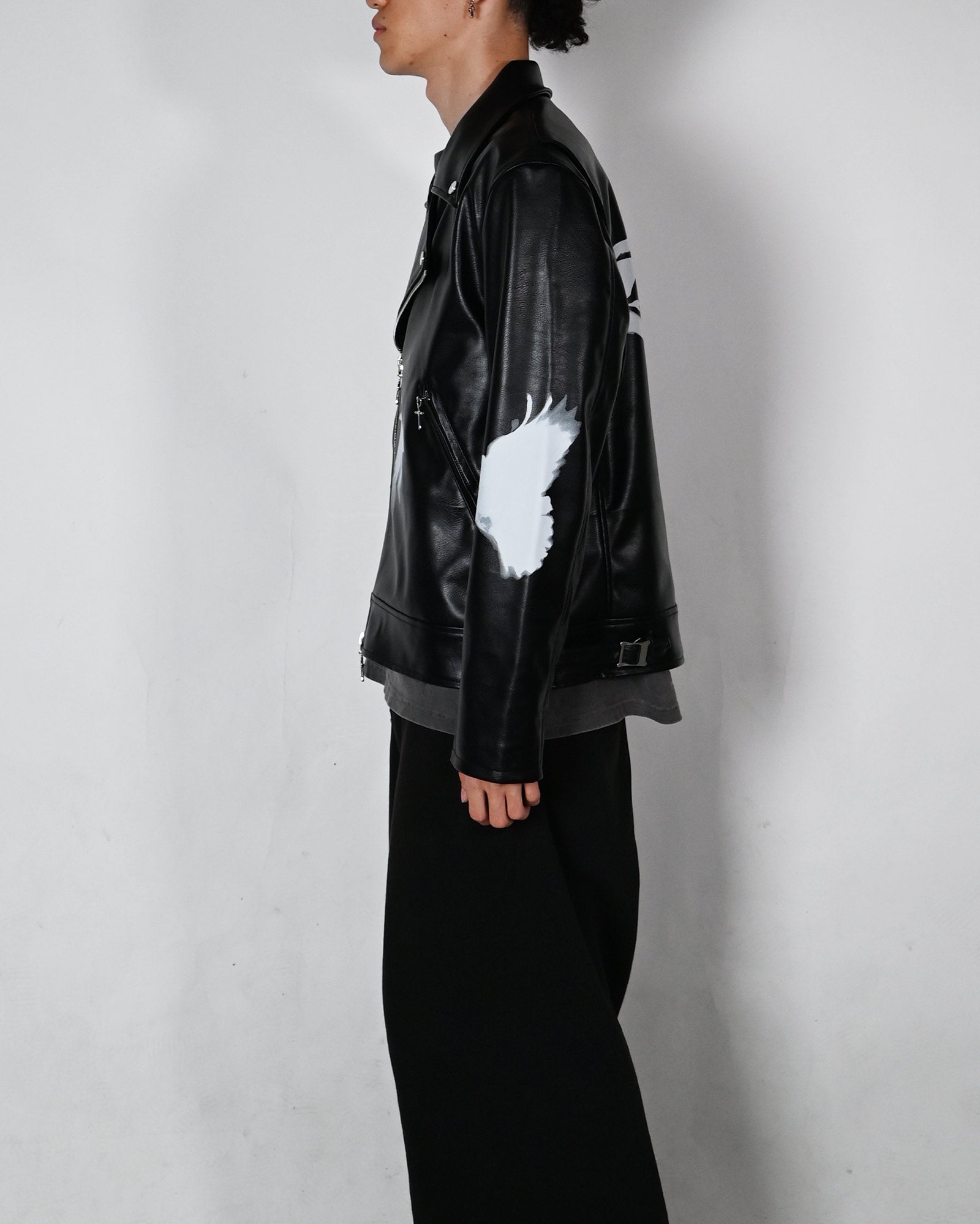 LAST NEST・last nest -  DOVE RIDERS JACKET / BLACK
