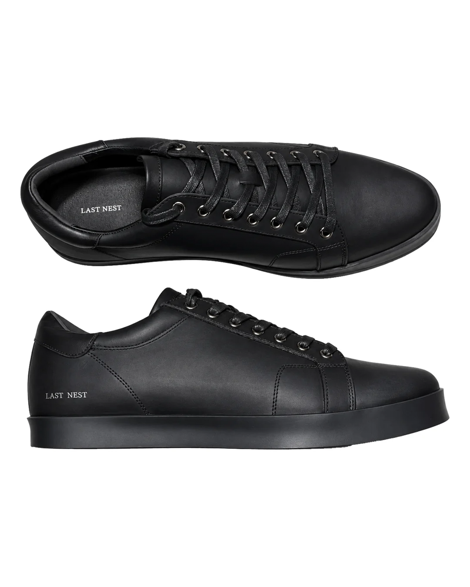 LAST NEST・ラストネスト - ローカットスニーカー DRESSY SNEAKER / BLACK