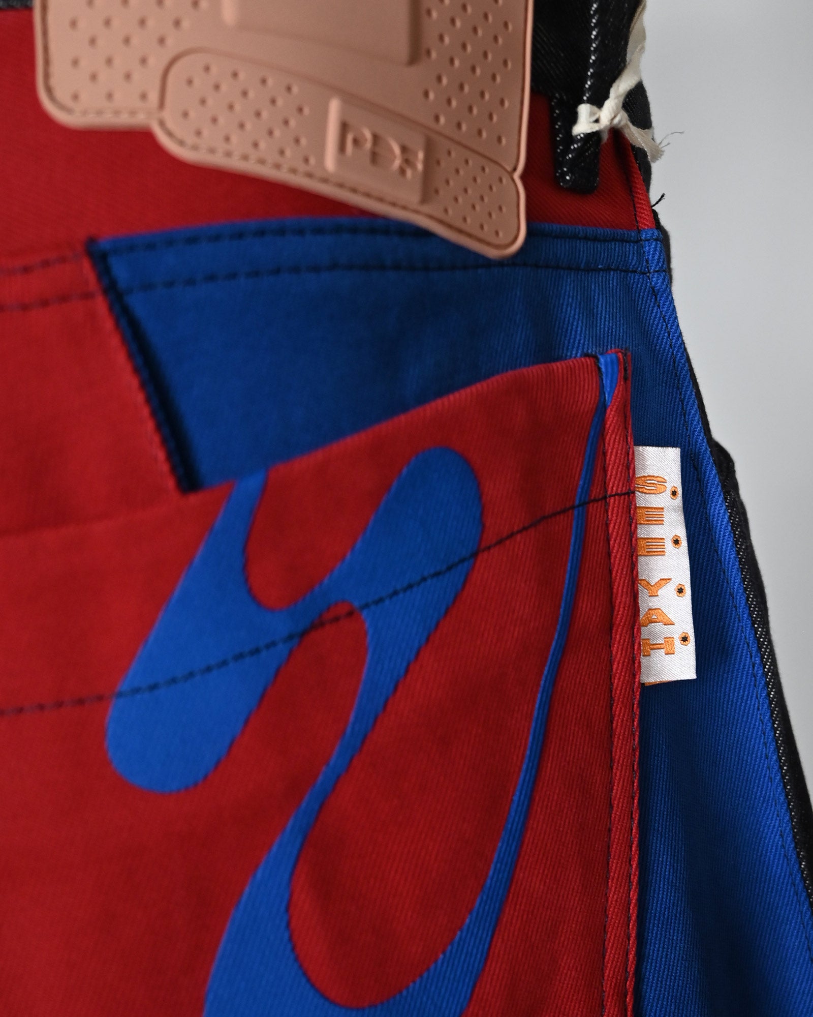 PDF・プロジェクト・ドメニコ・フォルミケッティ - デニムパンツ EBISU DENIM PANTS / RED / BLUE