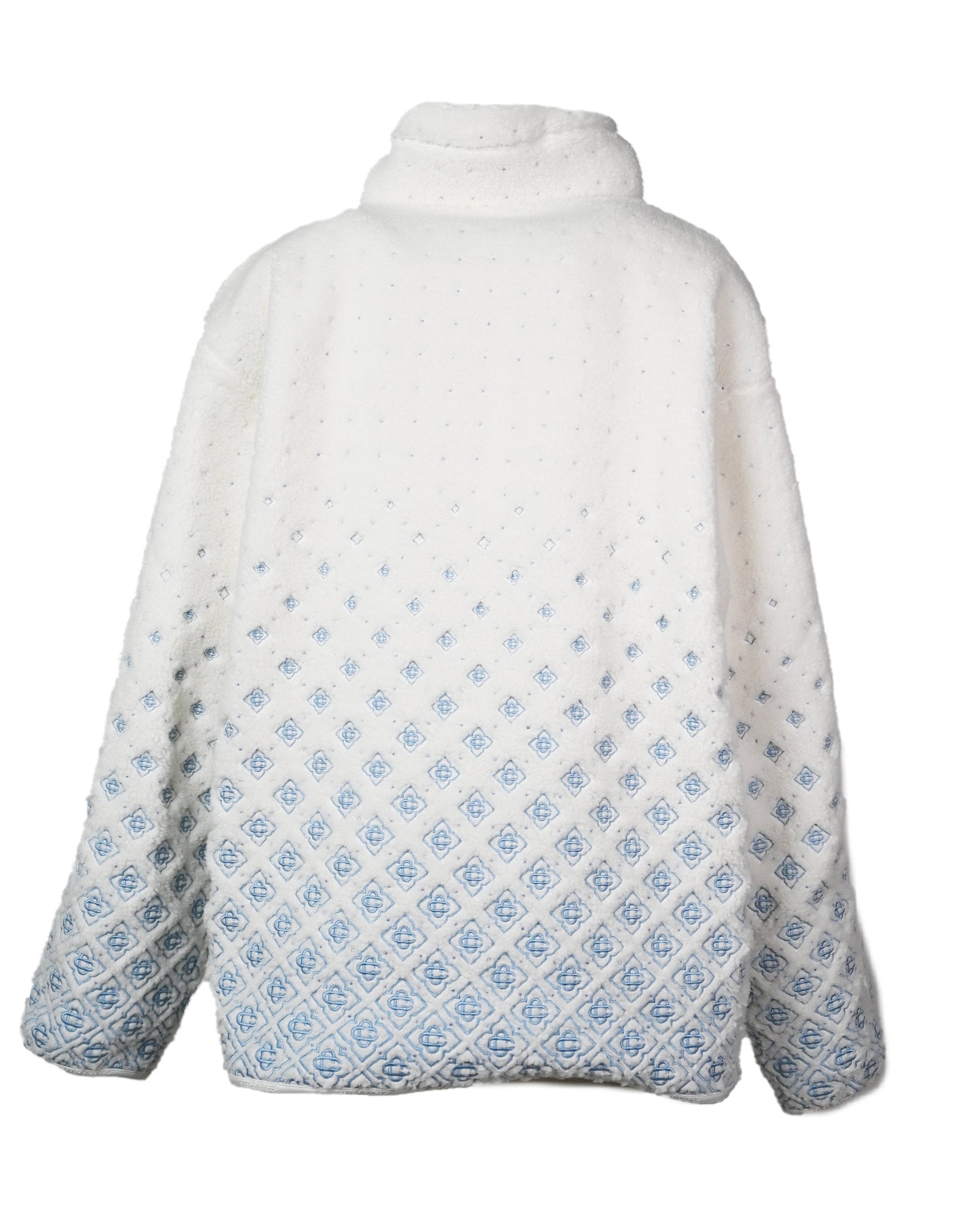 CASABLANCA・カサブランカ - トップス EMBROIDERED FLEECE / WHITE
