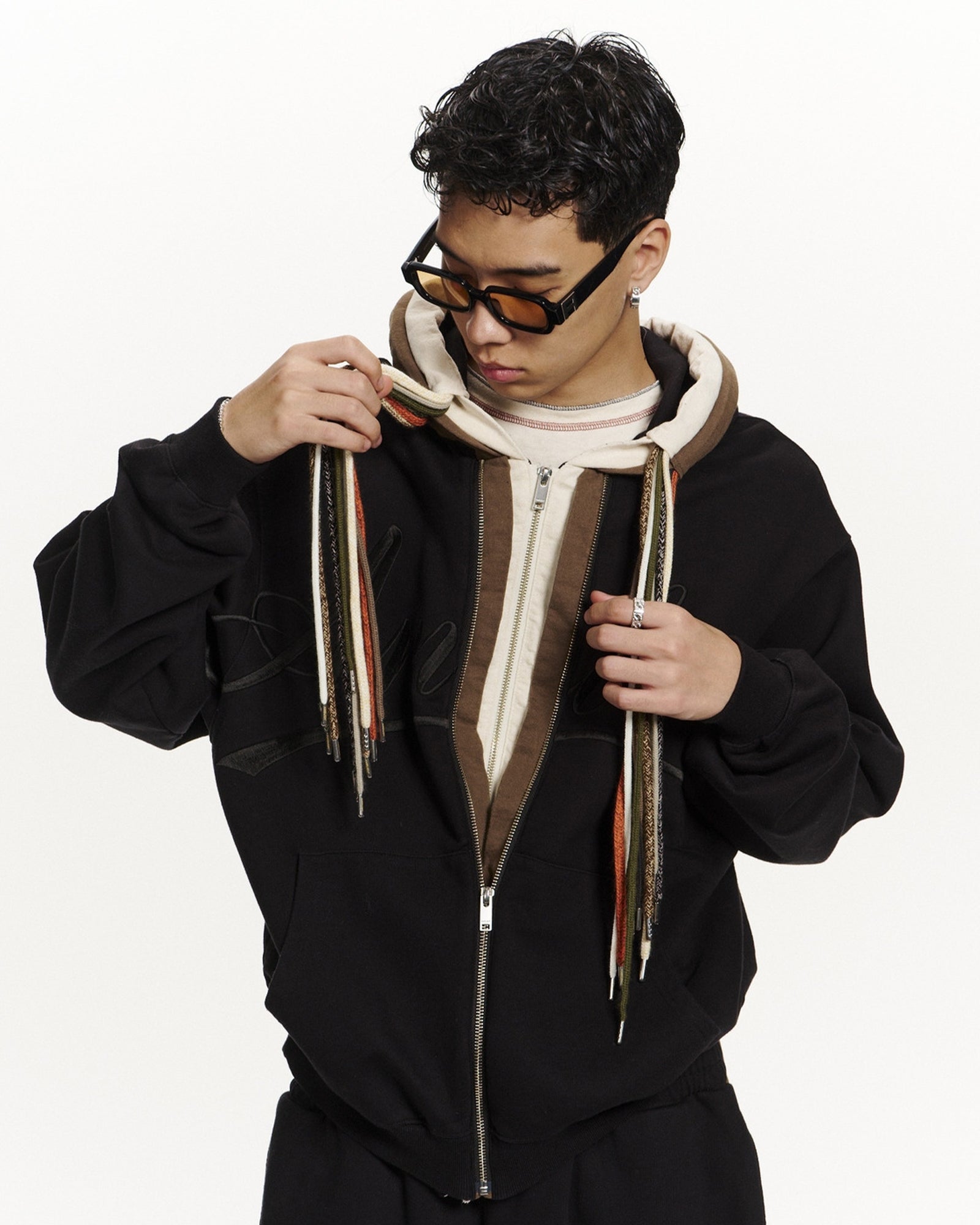 AMBUSH・アンブッシュ - パーカー・フーディ EMBROIDERY MULTICODE HOODIE / BLACK