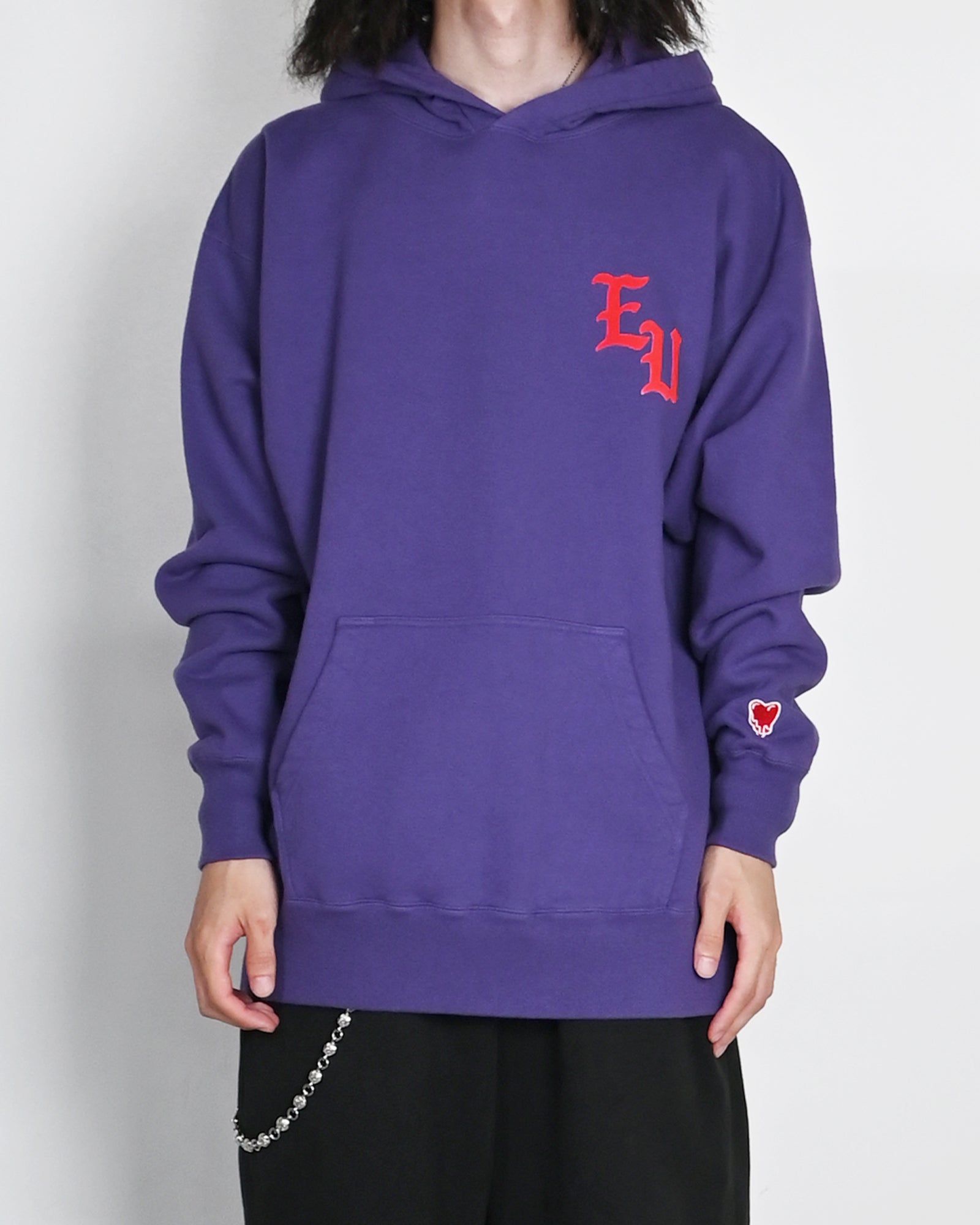 EMOTIONALLY UNAVAILABLE・エモーショナリー アンアベイラブル - パーカー・フーディ EU LOGO CL HOODIE / NAVY