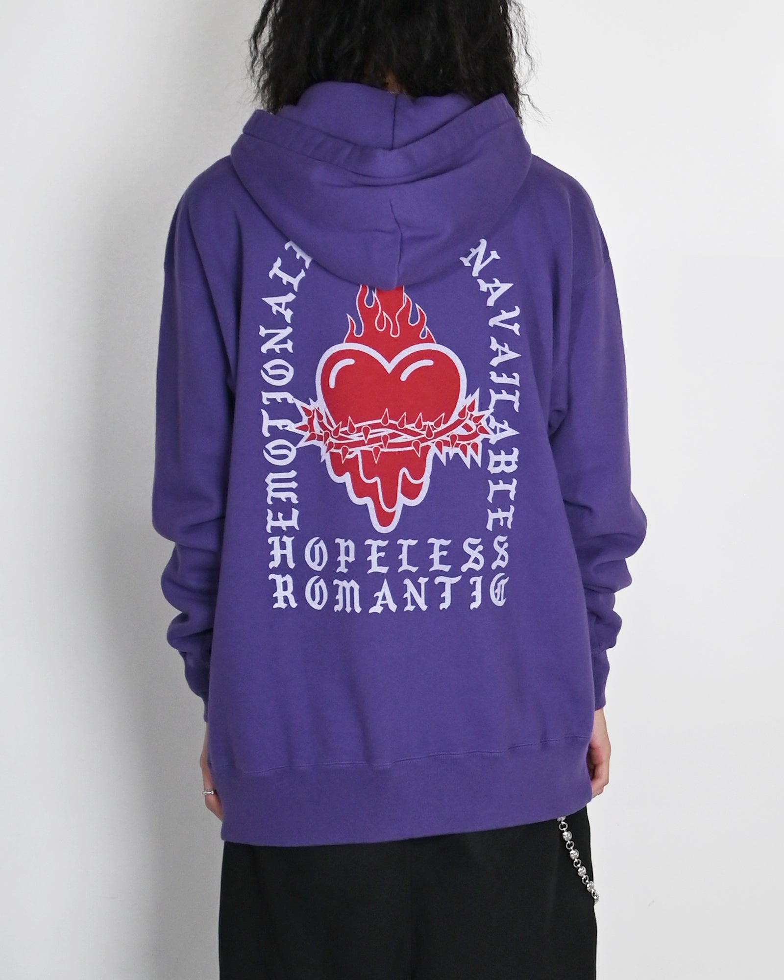 EMOTIONALLY UNAVAILABLE・エモーショナリー アンアベイラブル - パーカー・フーディ EU LOGO CL HOODIE / NAVY