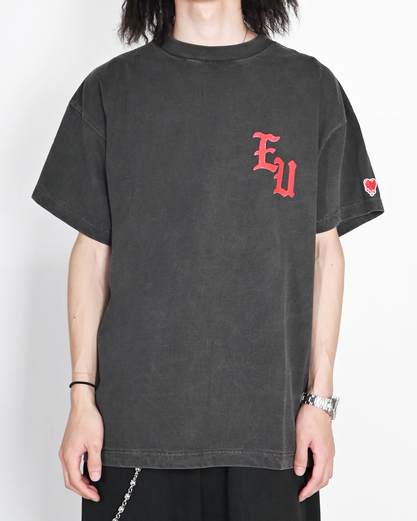 EMOTIONALLY UNAVAILABLE・エモーショナリー アンアベイラブル - Tシャツ・カットソー EU LOGO CL SS TEE / BLACK