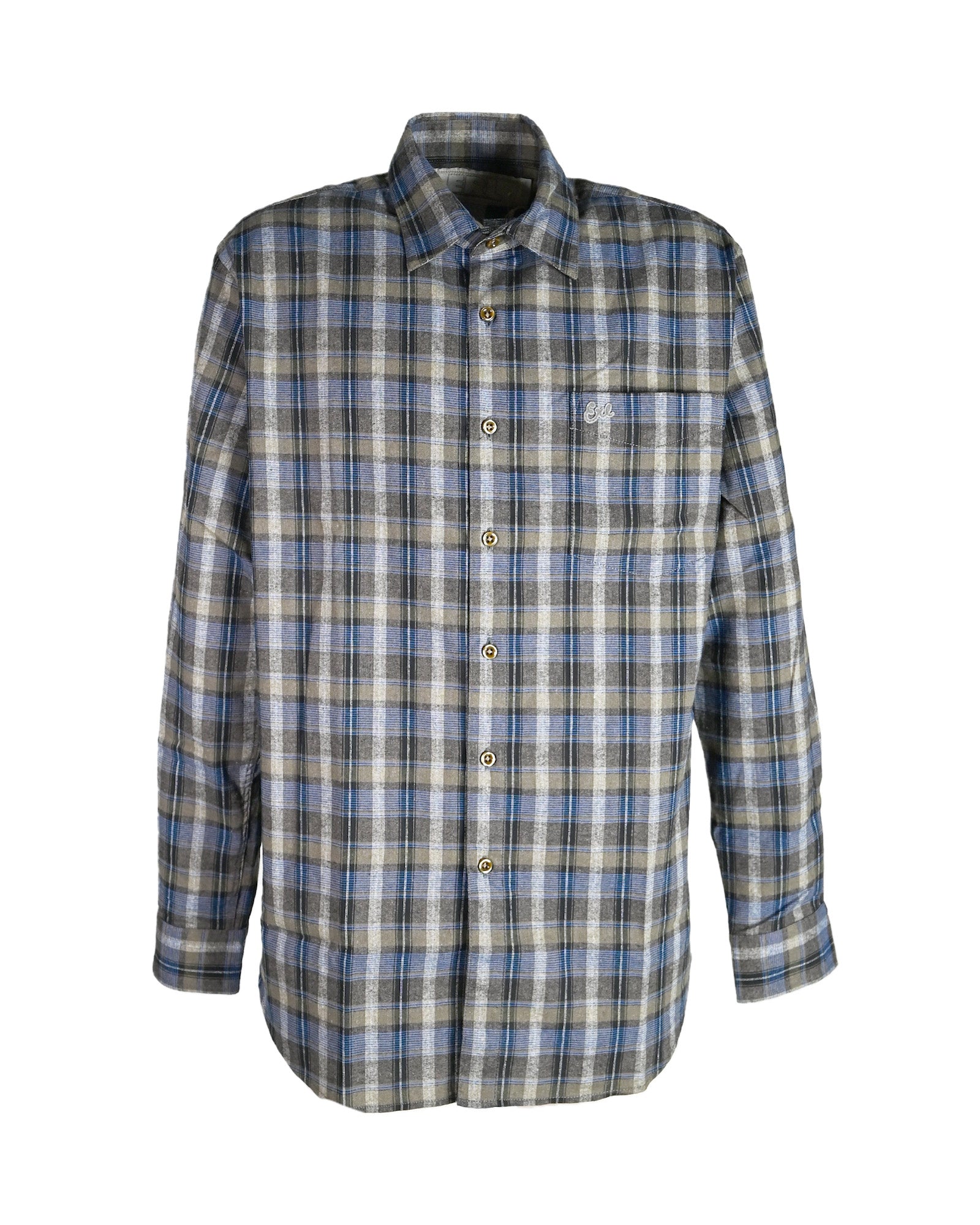 UNISEX GREY CHECK SHIRT WOVEN / GREY CHECK