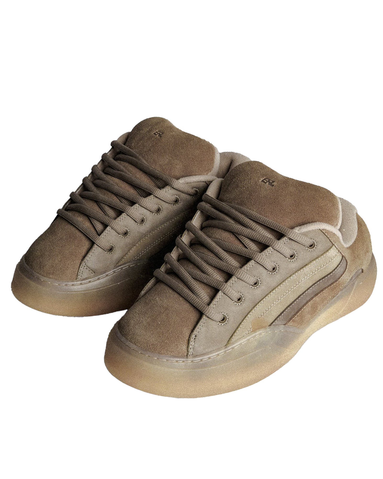 ERL・イーアールエル - ローカットスニーカー UNISEX ERL QUAD VAMP LEATHER / BEIGE