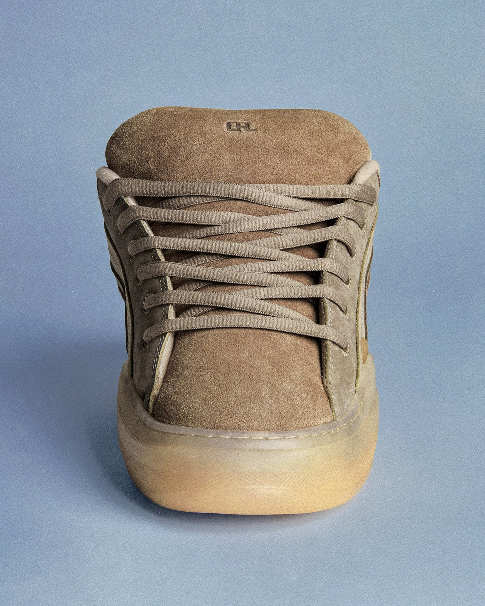ERL・イーアールエル - ローカットスニーカー UNISEX ERL QUAD VAMP LEATHER / BEIGE