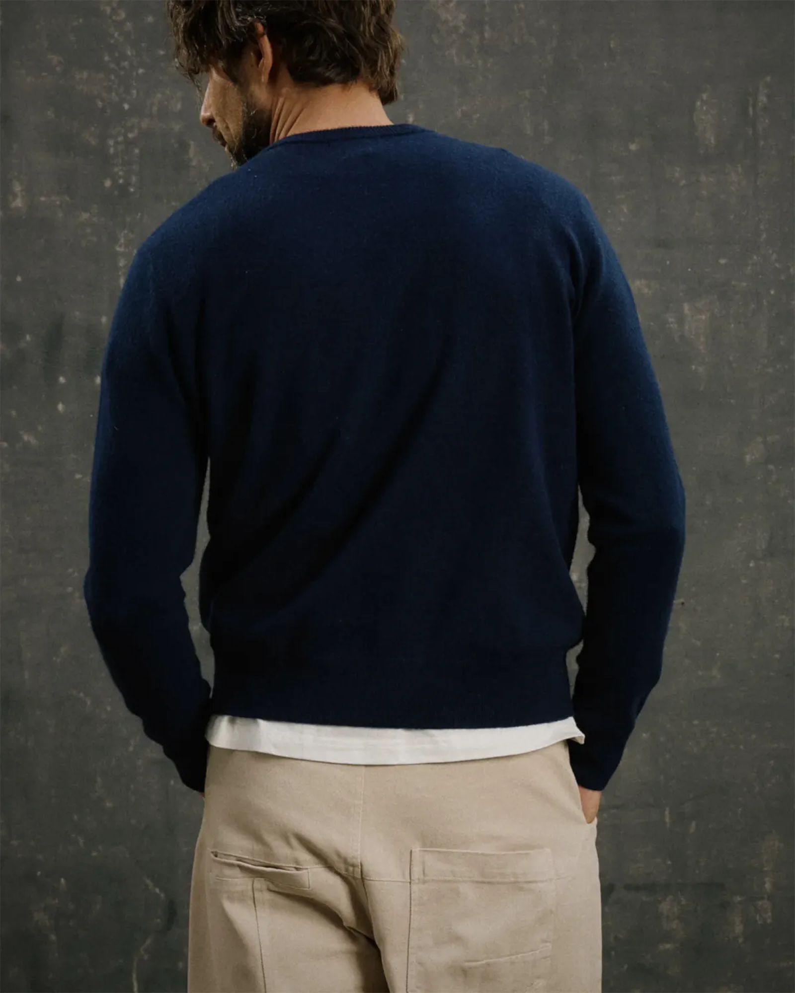 Entire studios・エンタイアスタジオ - ニット・セーター KNIT CREWNECK / NAVY