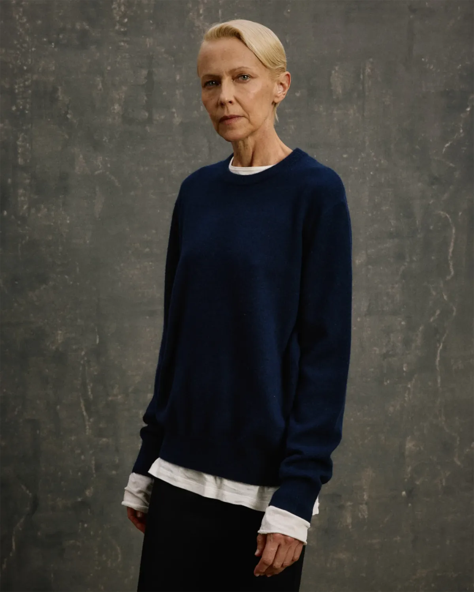 Entire studios・エンタイアスタジオ - ニット・セーター KNIT CREWNECK / NAVY