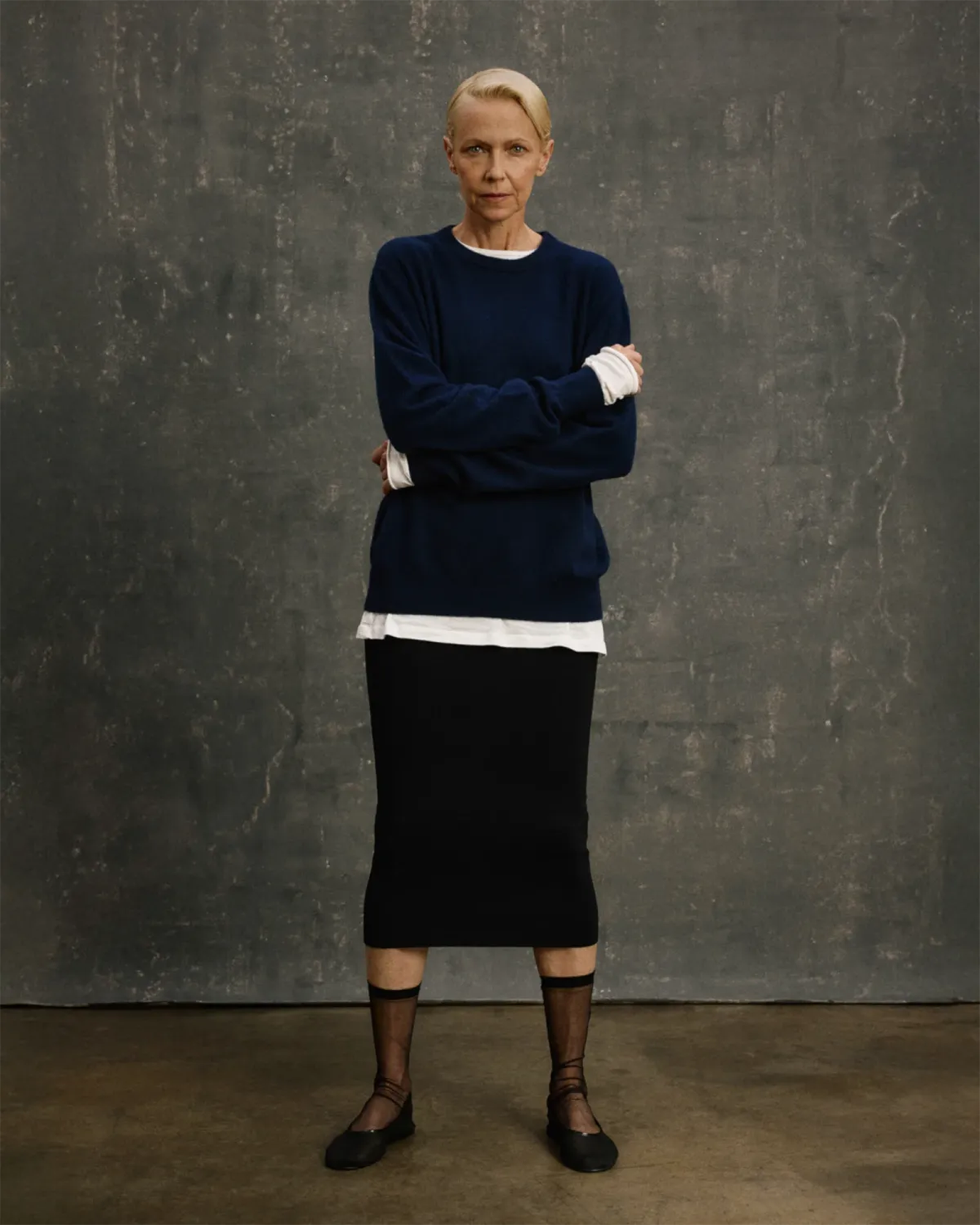 Entire studios・エンタイアスタジオ - ニット・セーター KNIT CREWNECK / NAVY
