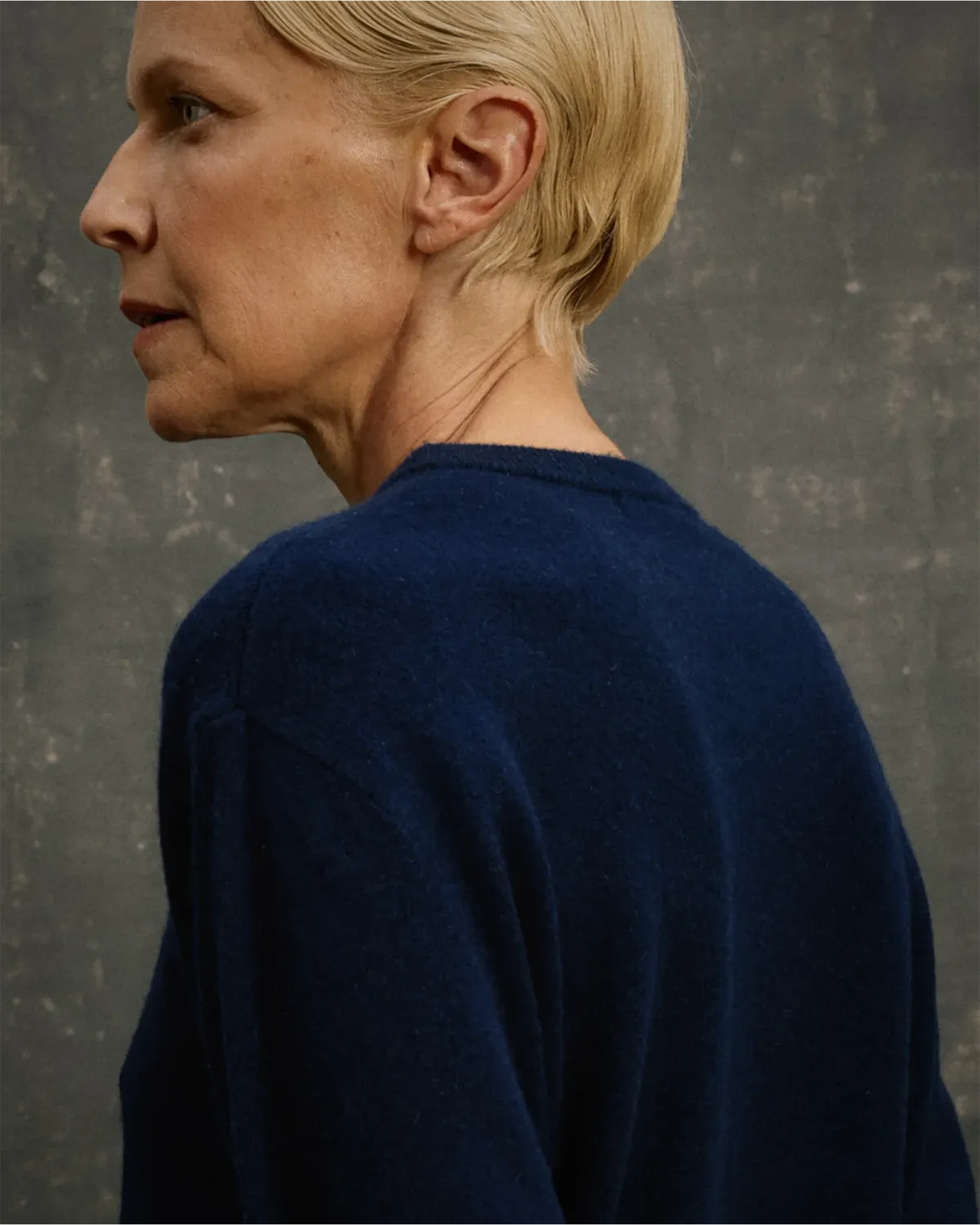 Entire studios・エンタイアスタジオ - ニット・セーター KNIT CREWNECK / NAVY
