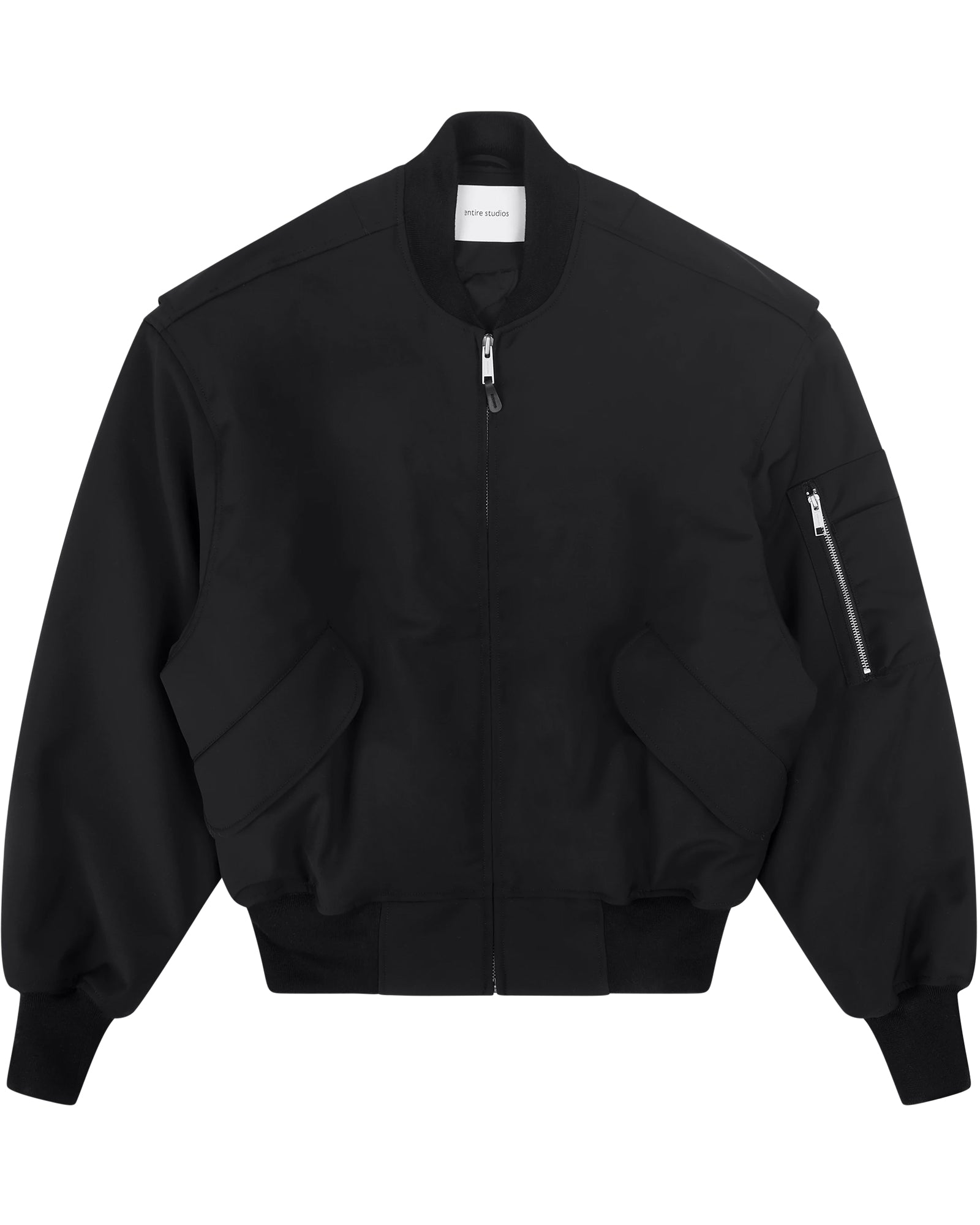 BROAD BOMBER WOOL / BLACK
