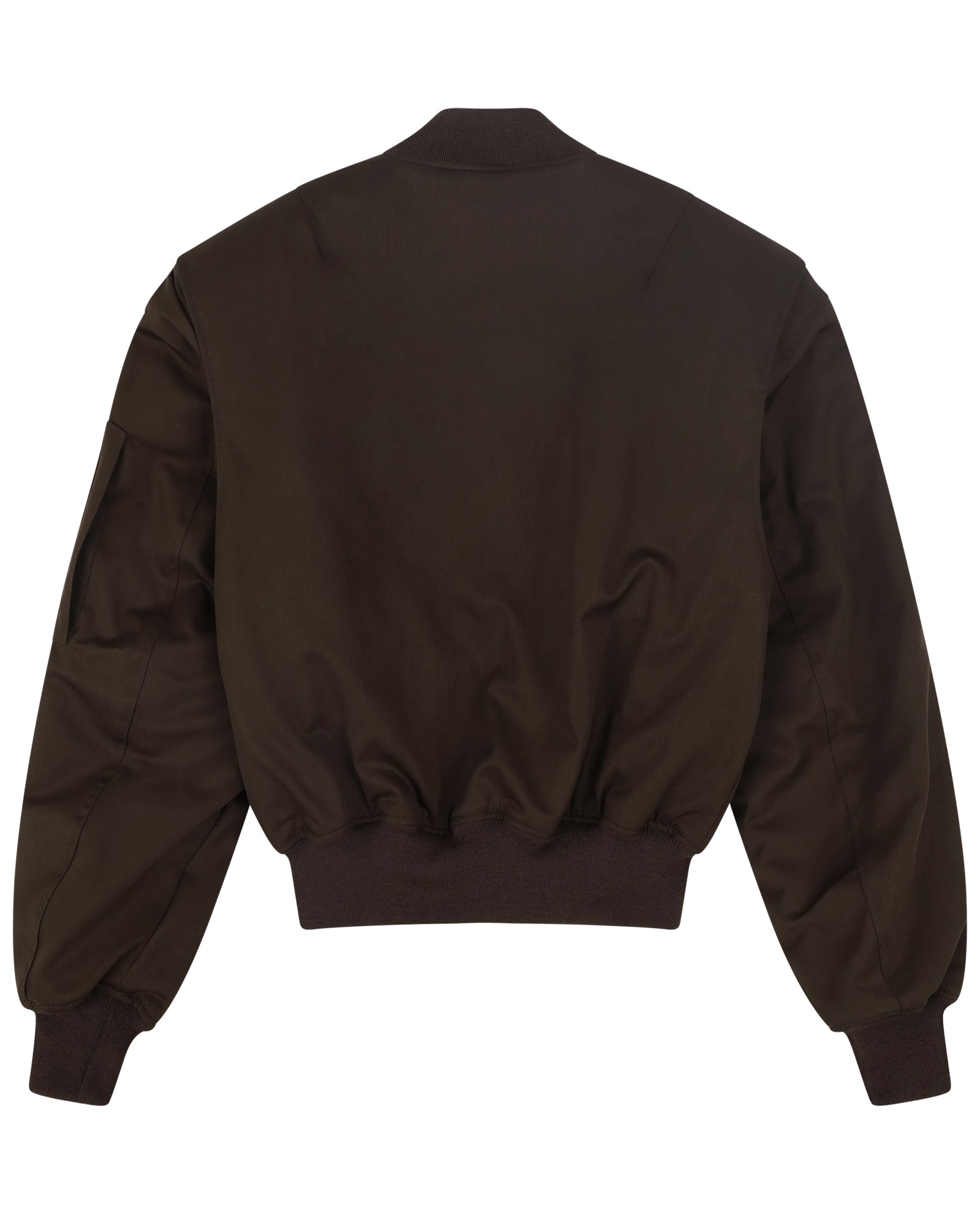 Entire studios・entire studio -  CROPPED BROAD BOMBER SUITING / BROWN