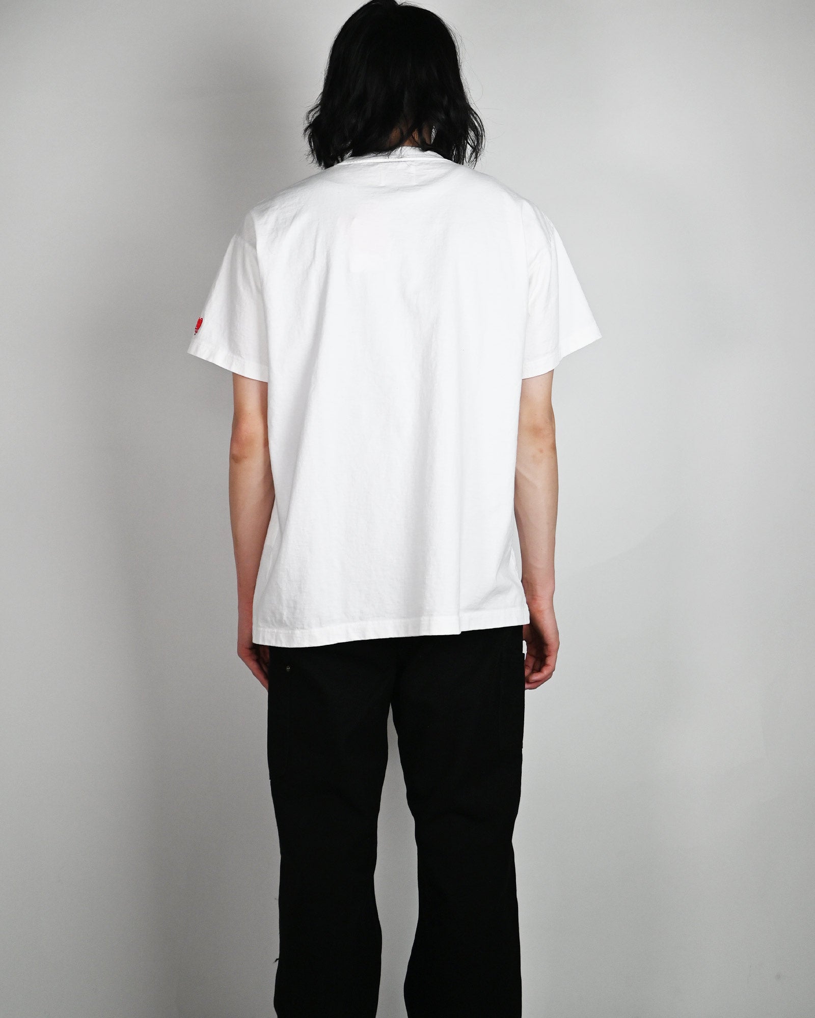 EMOTIONALLY UNAVAILABLE・エモーショナリー アンアベイラブル -  EU DK MASK SS TEE / WHITE