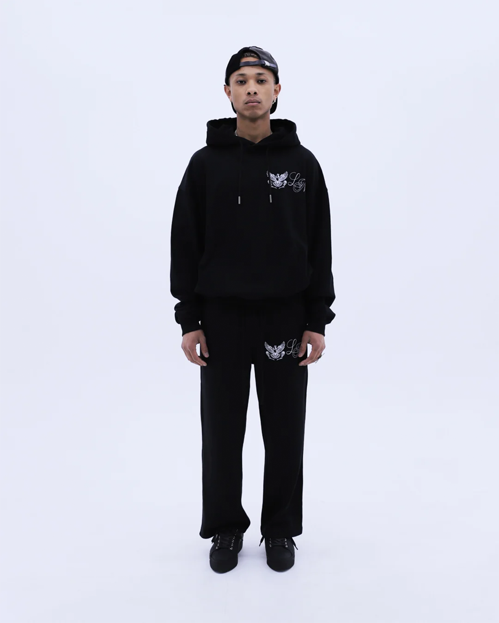 LAST NEST・ラストネスト - パーカー・フーディ EMBLEM LOGO HOODIE / BLACK